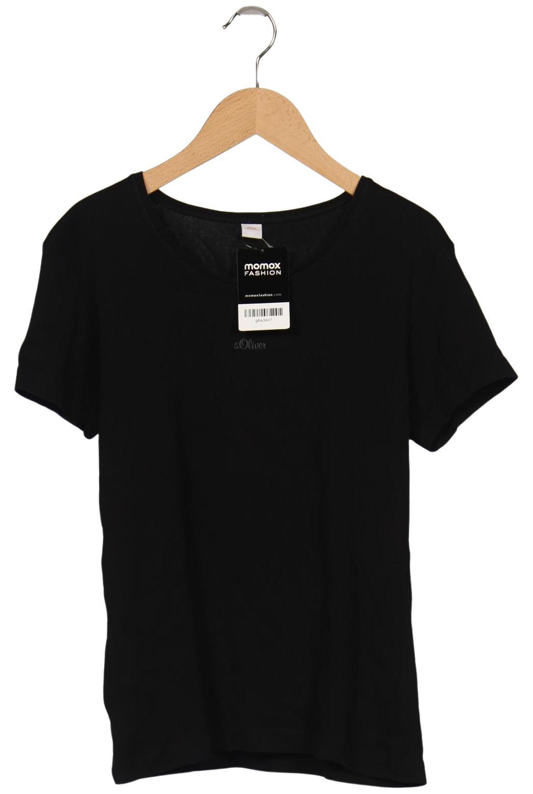 

s.Oliver Damen T-Shirt, schwarz, Gr. 38