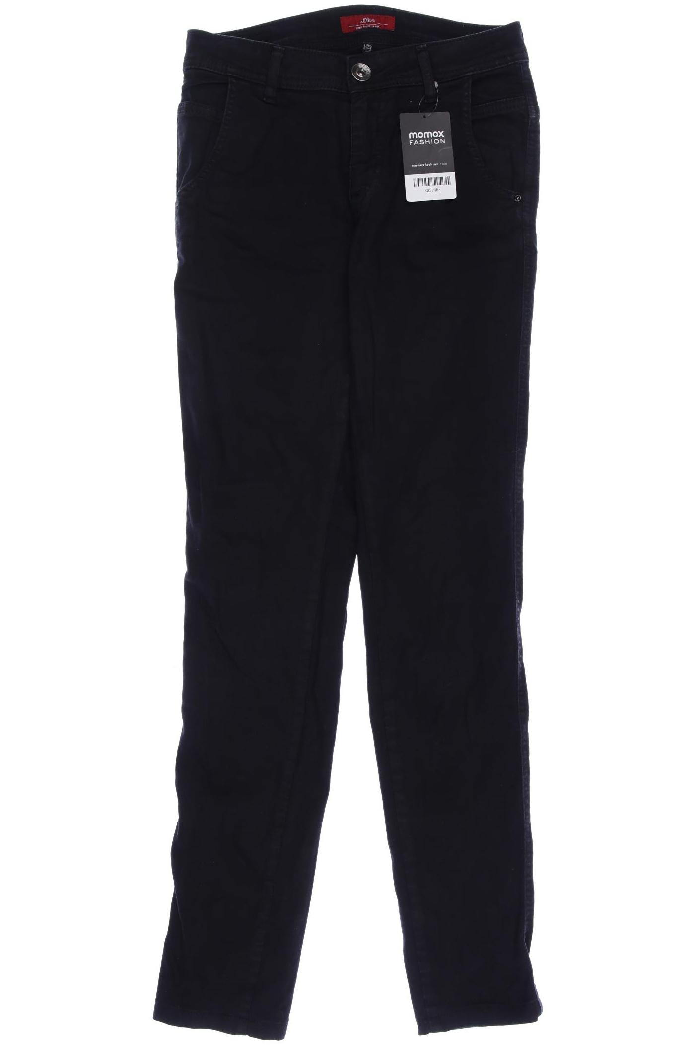 

s.Oliver Damen Jeans, schwarz