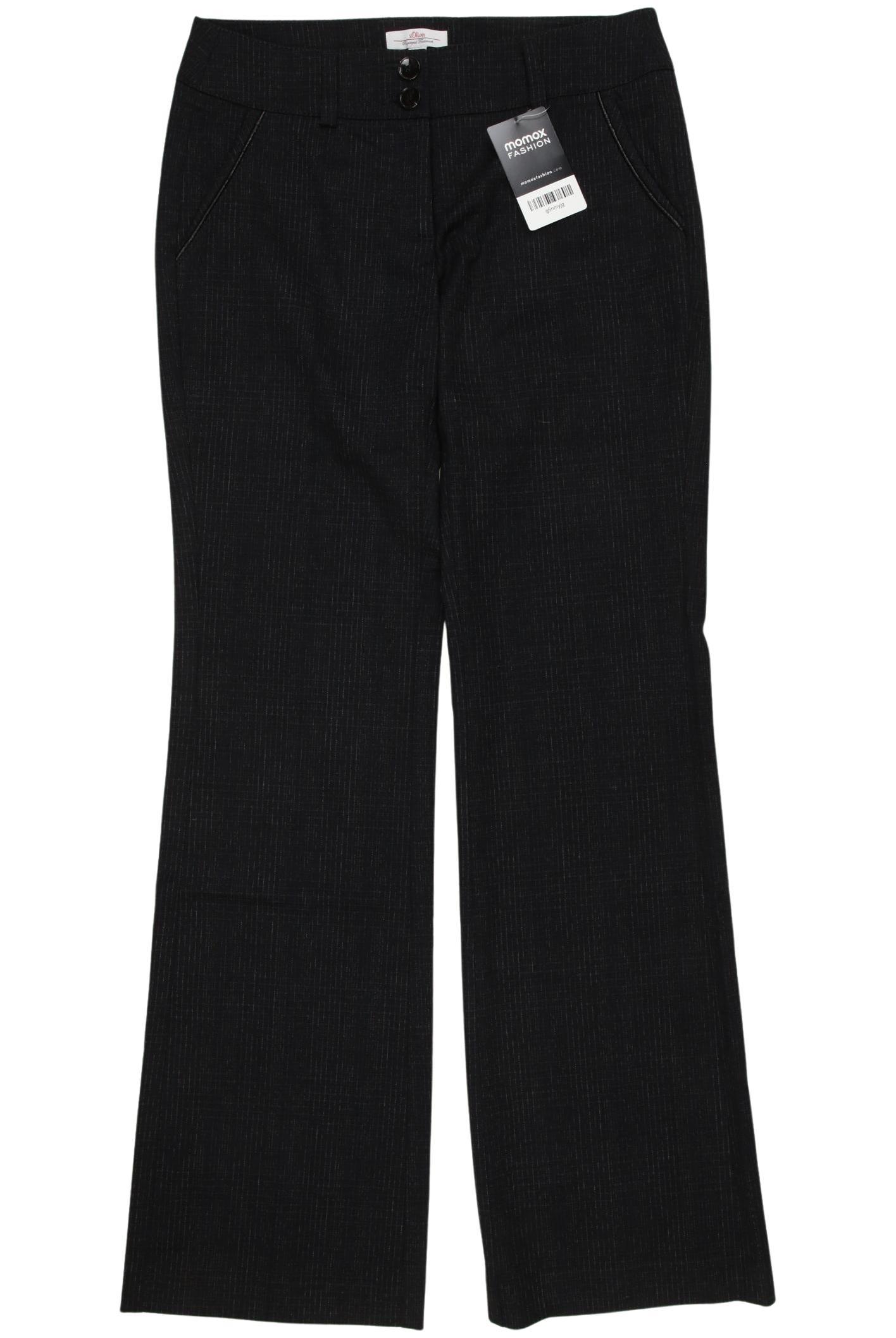 

s.Oliver Damen Stoffhose, schwarz, Gr. 34