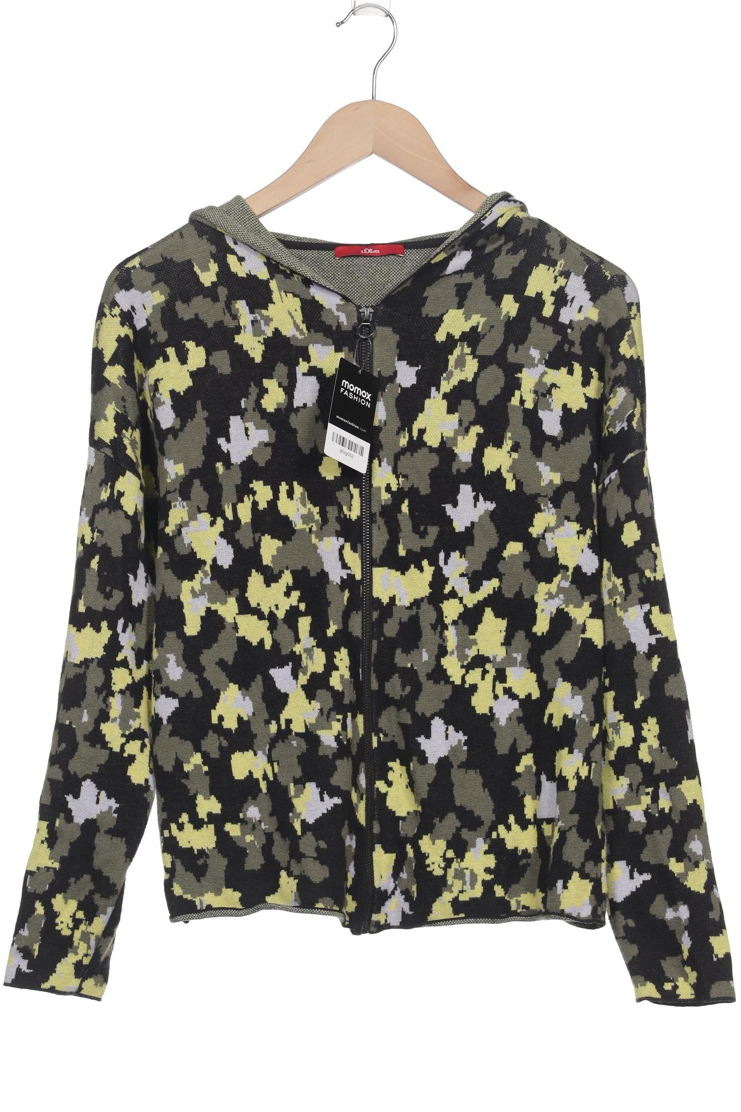 

s.Oliver Damen Strickjacke, grün, Gr. 38