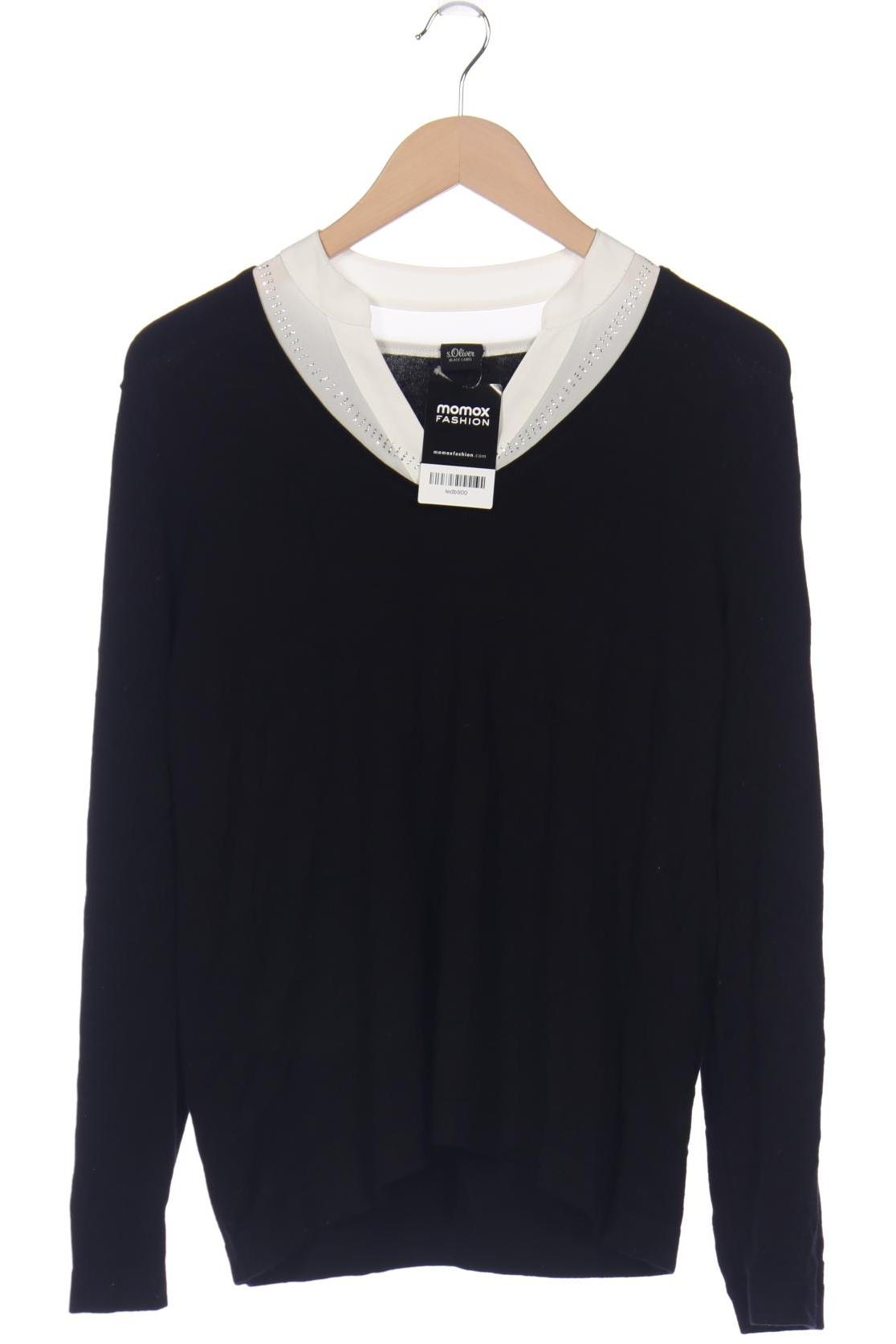 

s.Oliver Damen Pullover, schwarz