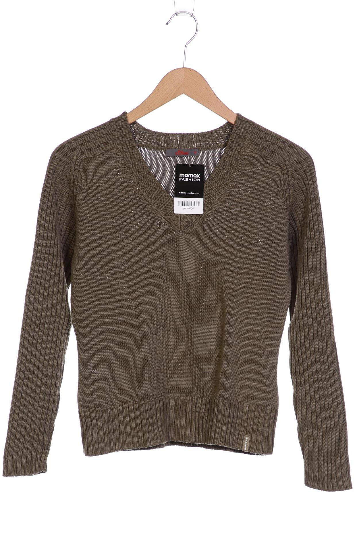 

s.Oliver Damen Pullover, grün, Gr. 38
