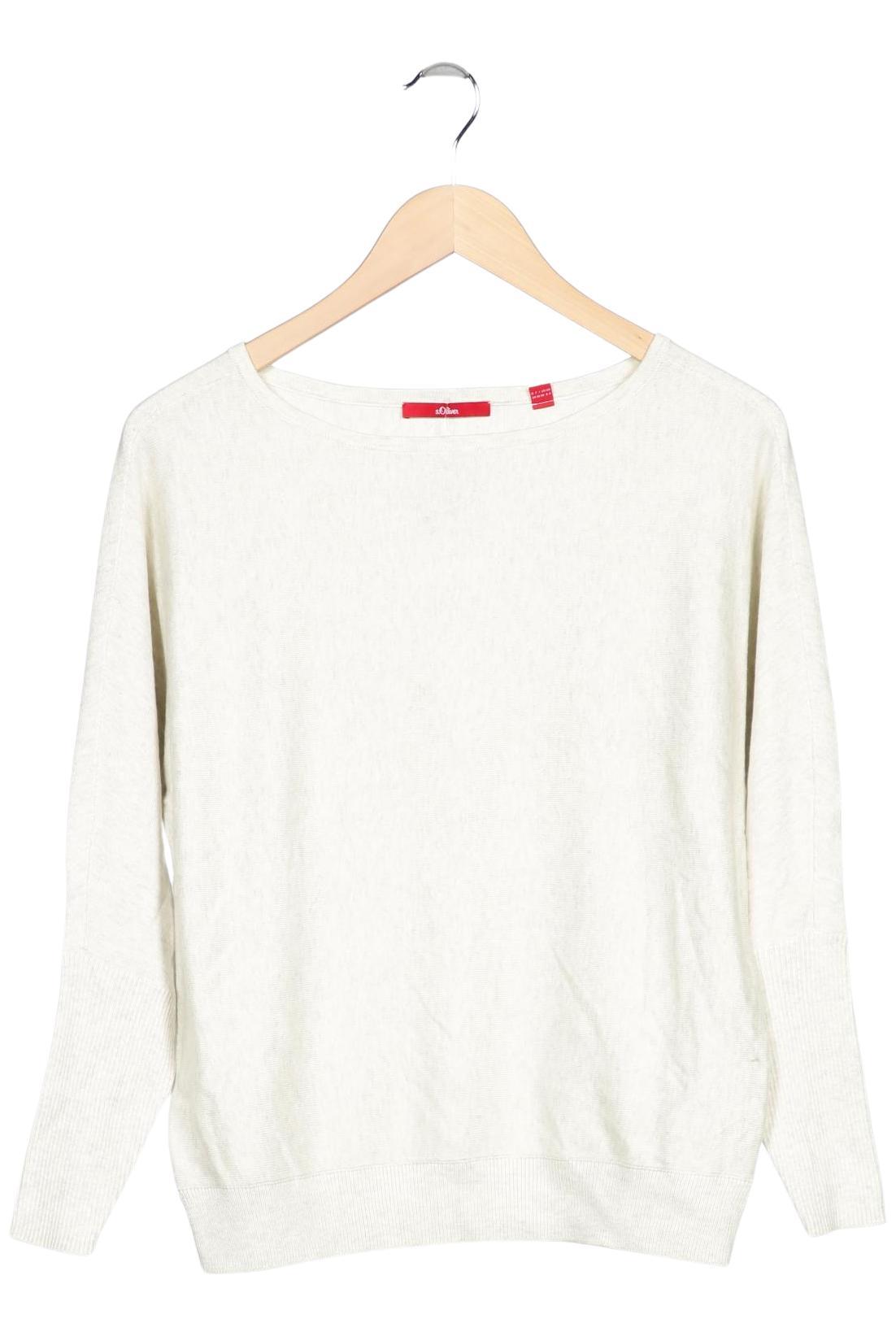

s.Oliver Damen Pullover, cremeweiß, Gr. 34