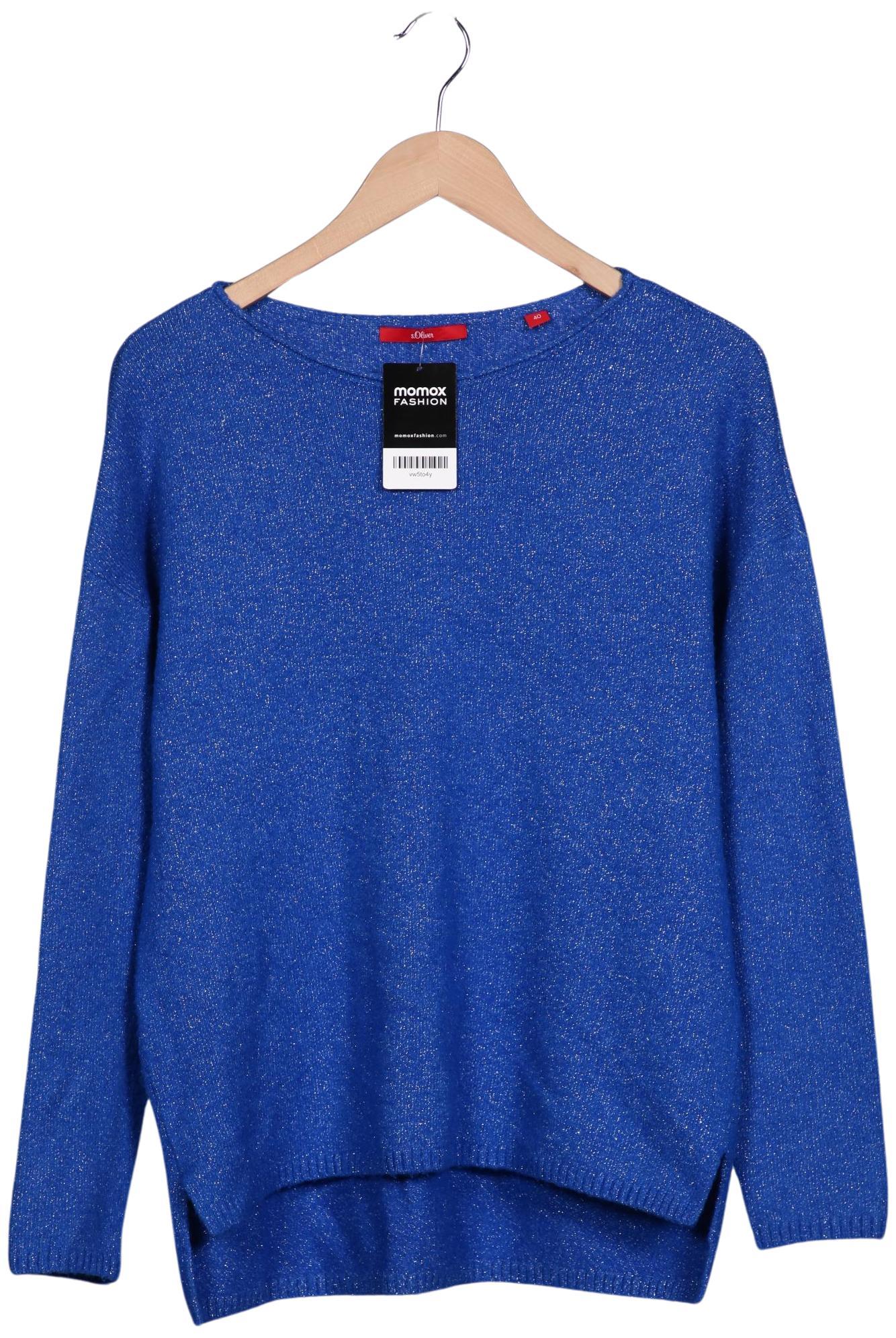 

s.Oliver Damen Pullover, blau, Gr. 40