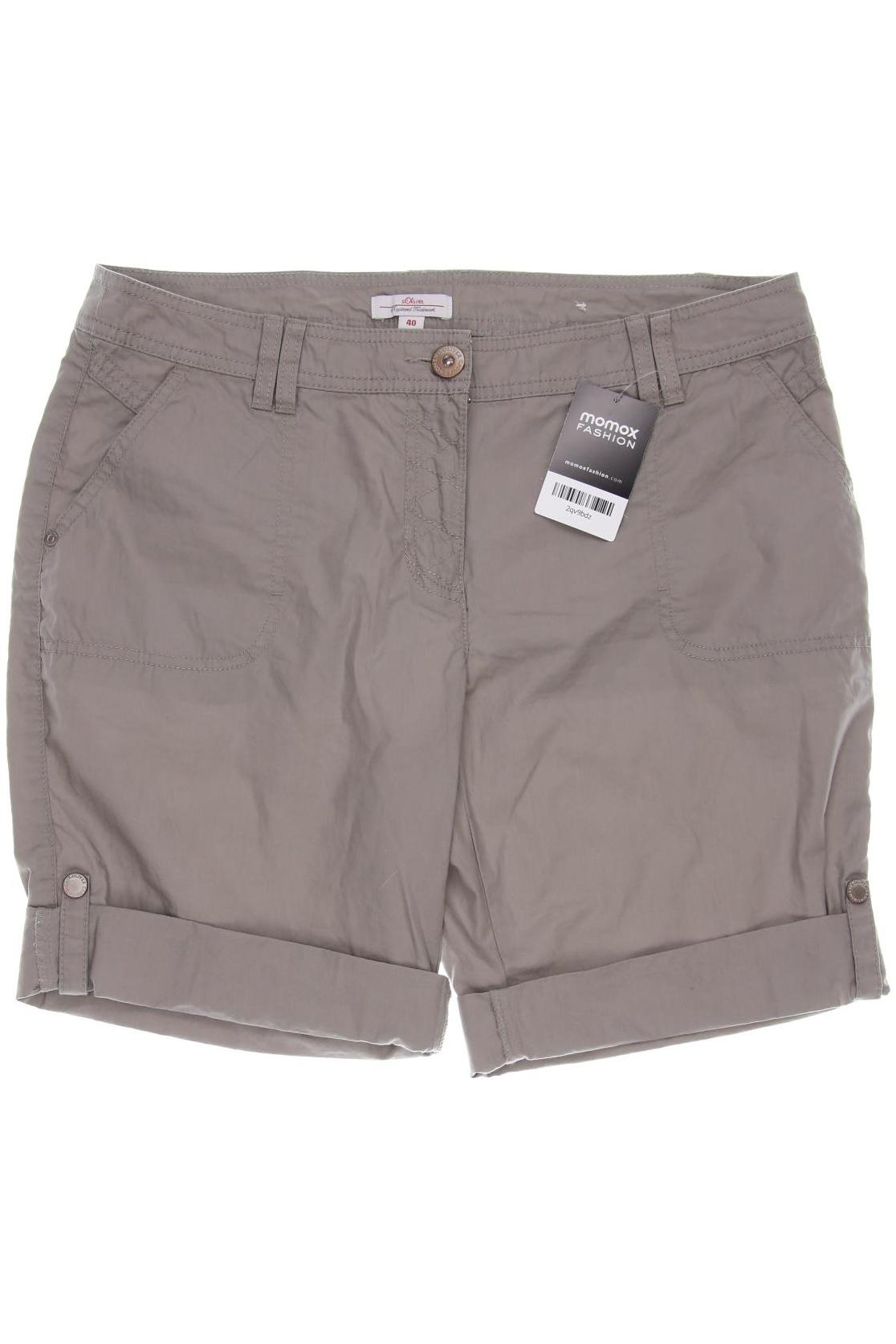 

s.Oliver Damen Shorts, beige, Gr. 40