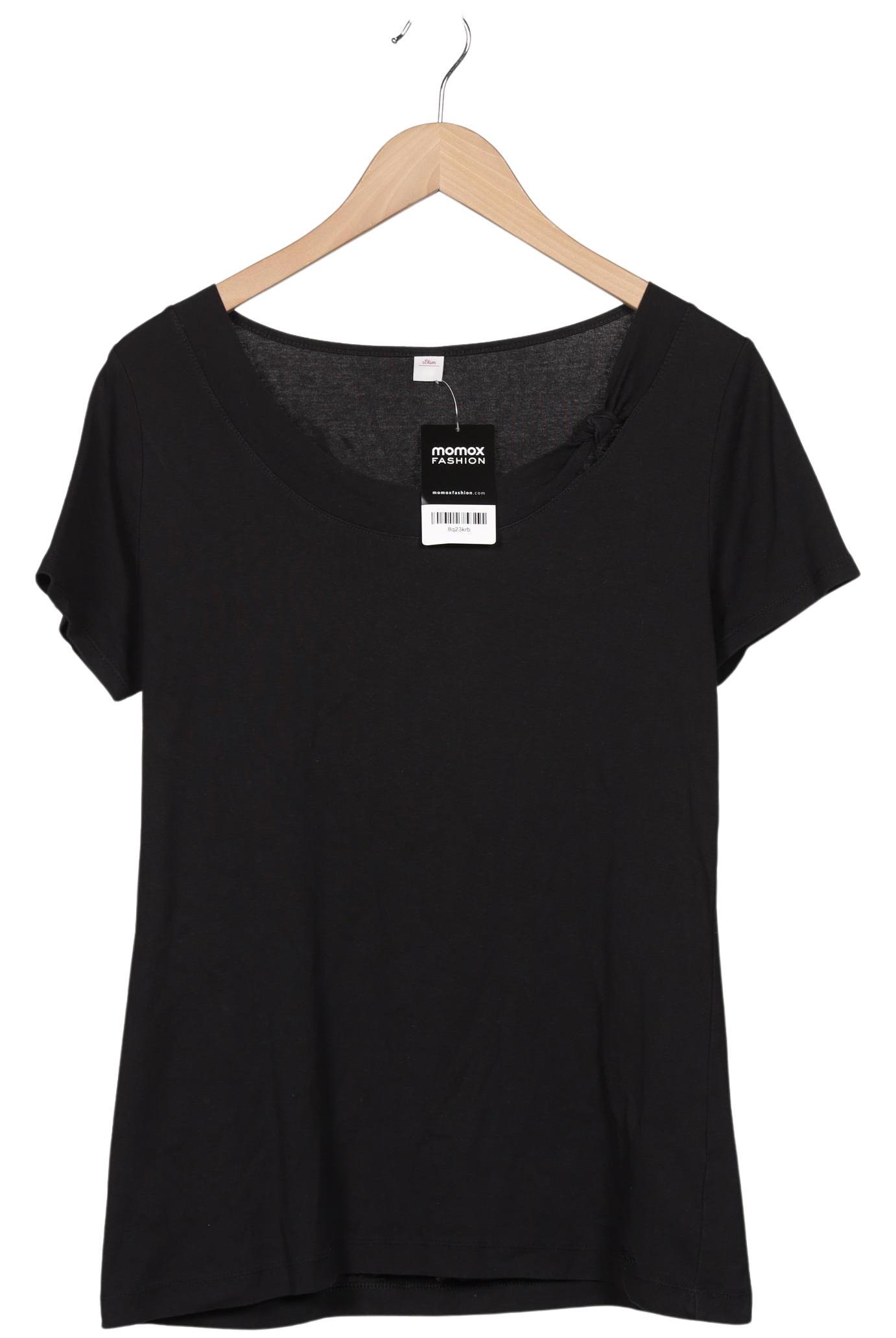 

s.Oliver Damen T-Shirt, schwarz, Gr. 44