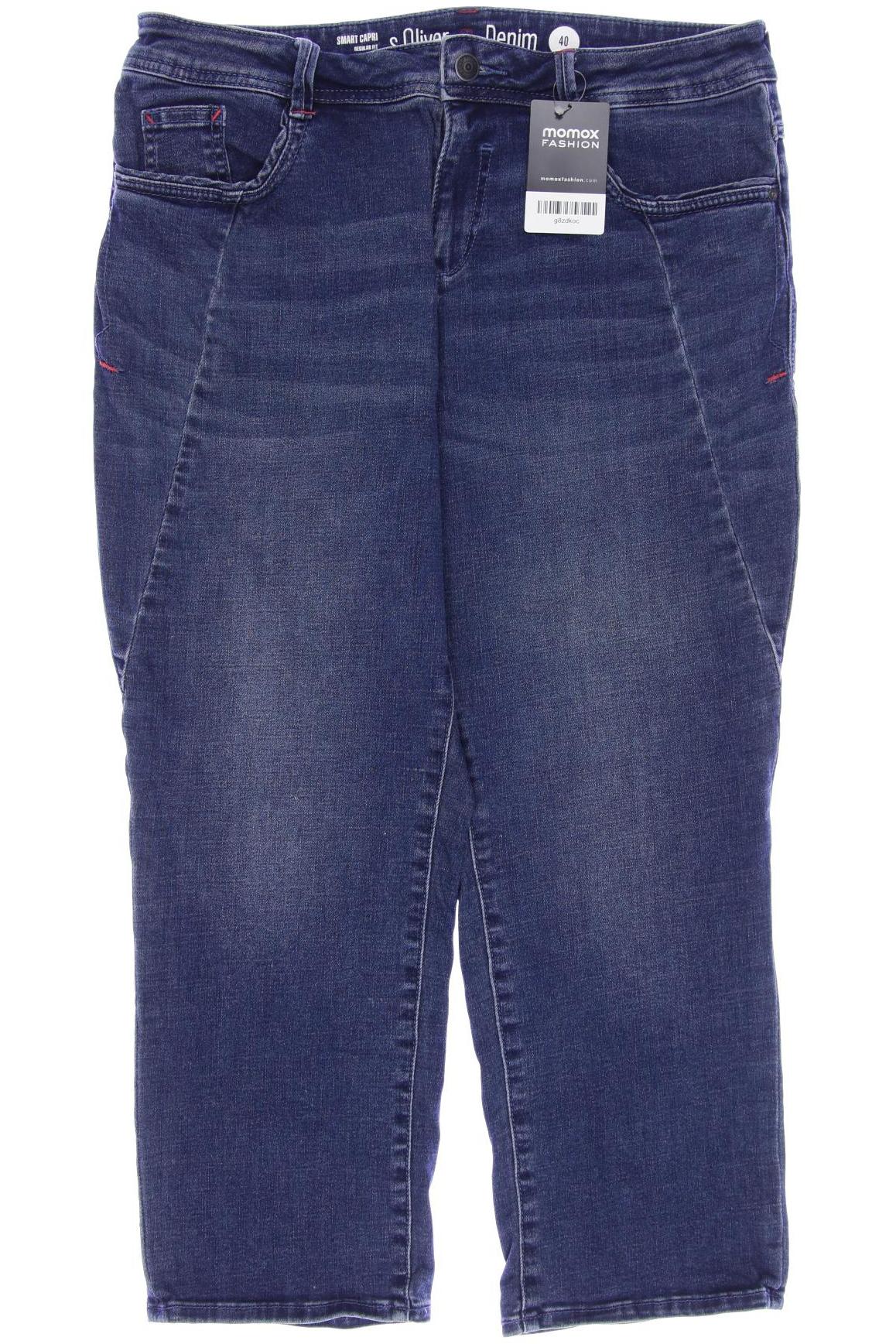 

s.Oliver Damen Jeans, marineblau