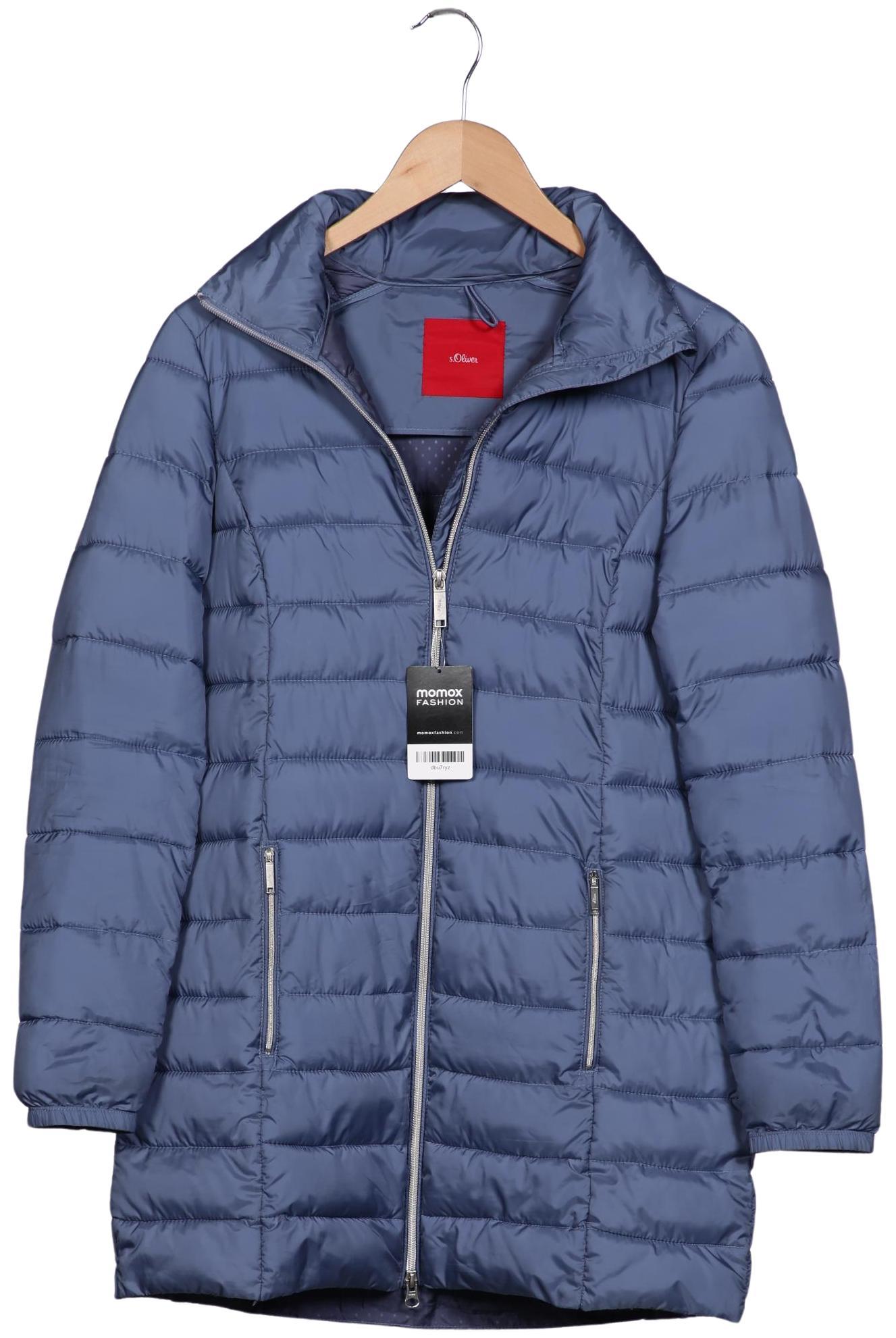 

s.Oliver Damen Mantel, blau, Gr. 38