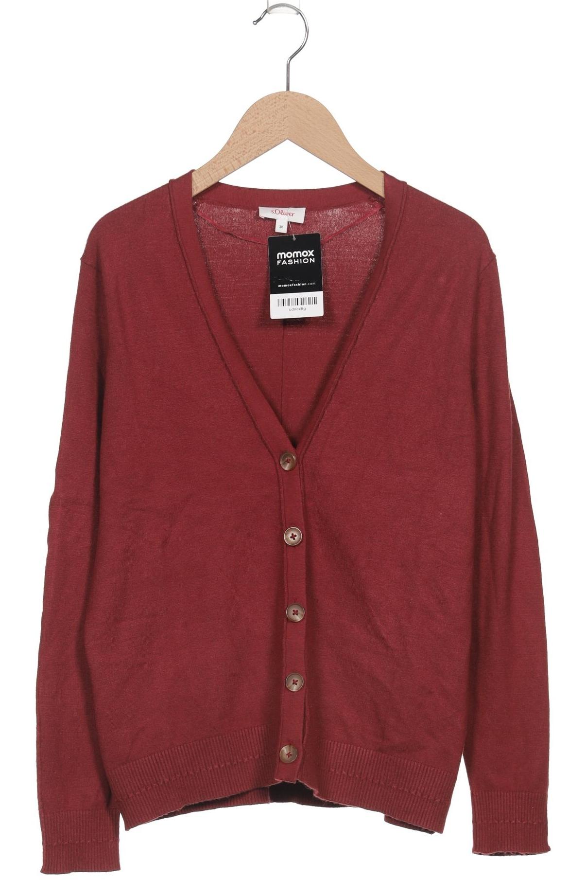 

s.Oliver Damen Strickjacke, rot, Gr. 36