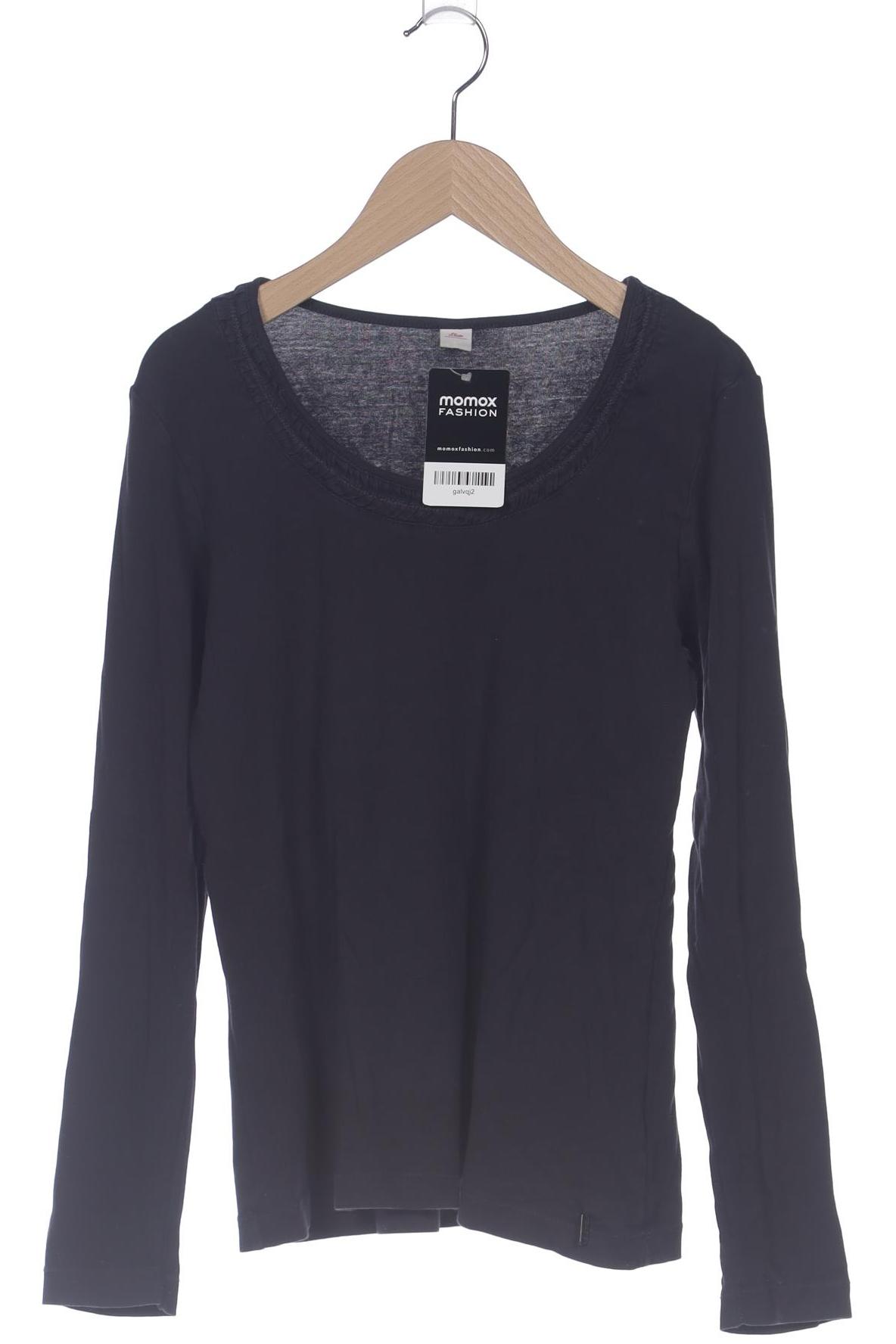 

s.Oliver Damen Langarmshirt, marineblau, Gr. 38