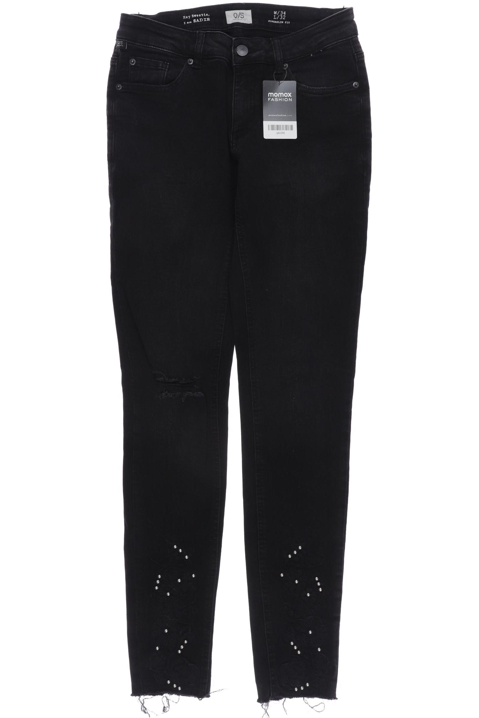 

s.Oliver Damen Jeans, schwarz, Gr. 34