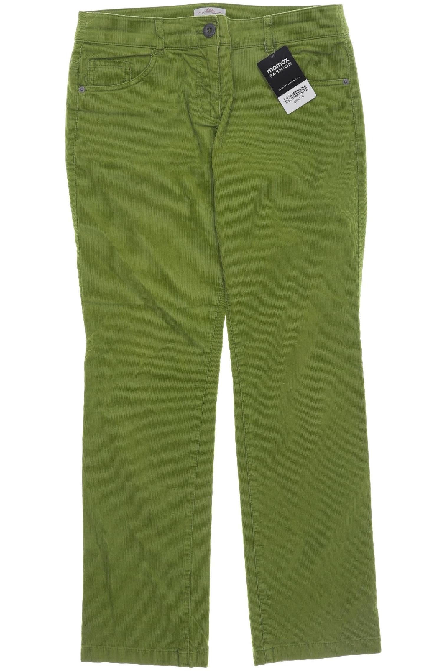 

s.Oliver Damen Stoffhose, grün, Gr. 36