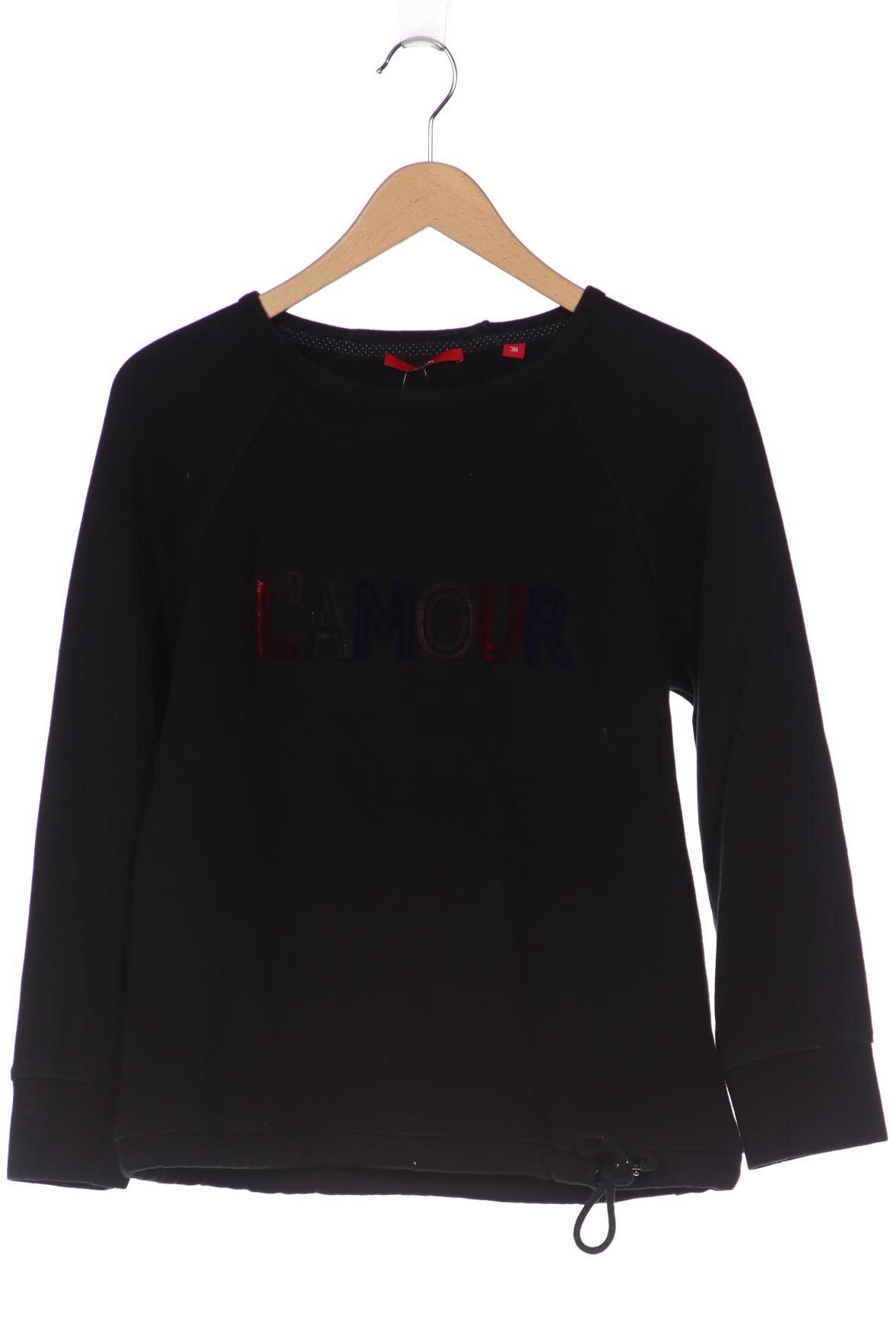 

s.Oliver Damen Sweatshirt, schwarz, Gr. 38