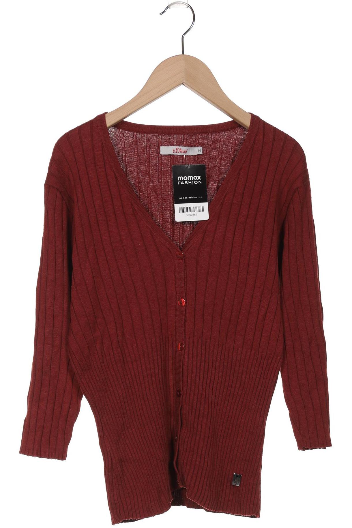 

s.Oliver Damen Strickjacke, rot, Gr. 40