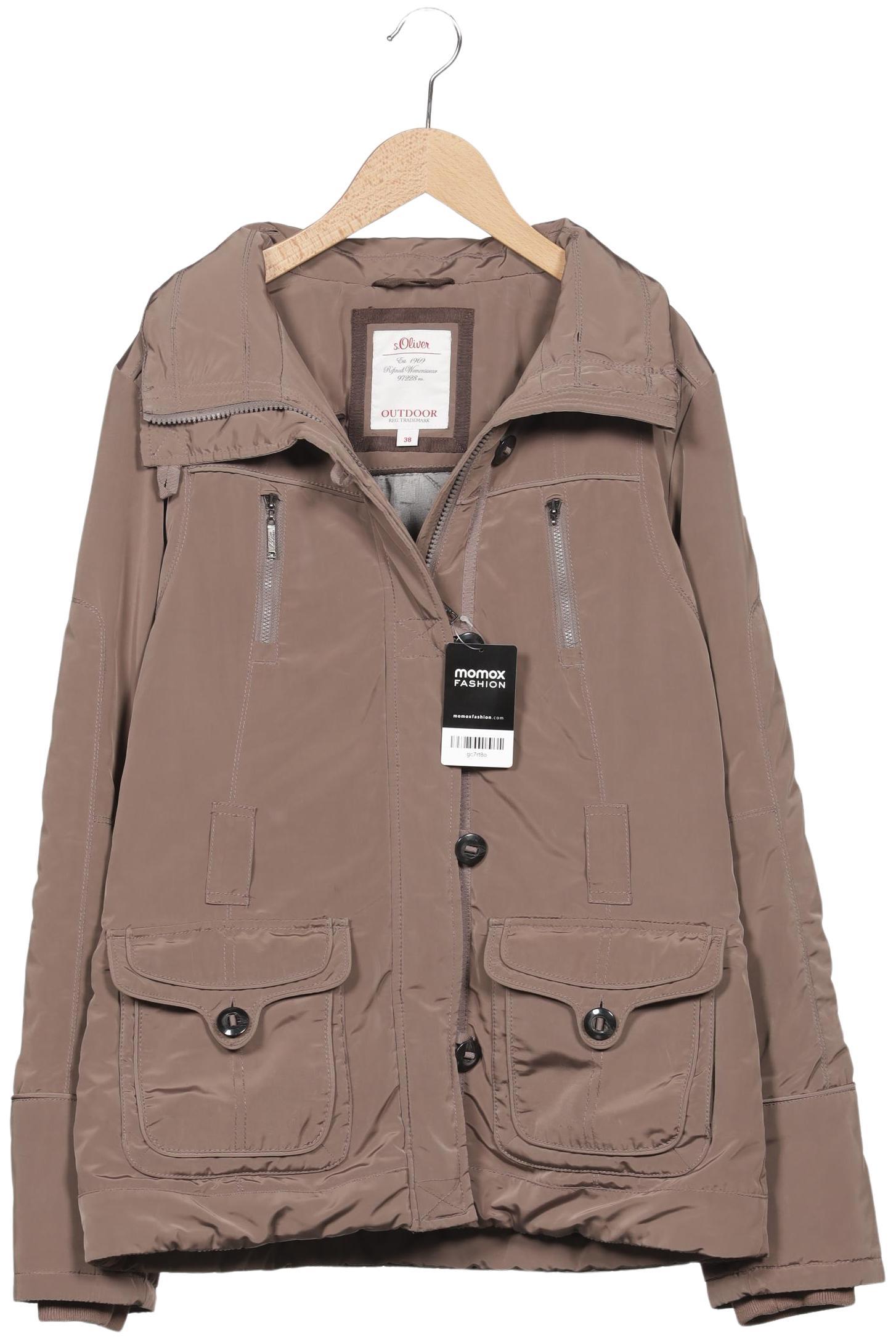 

s.Oliver Damen Jacke, beige, Gr. 38