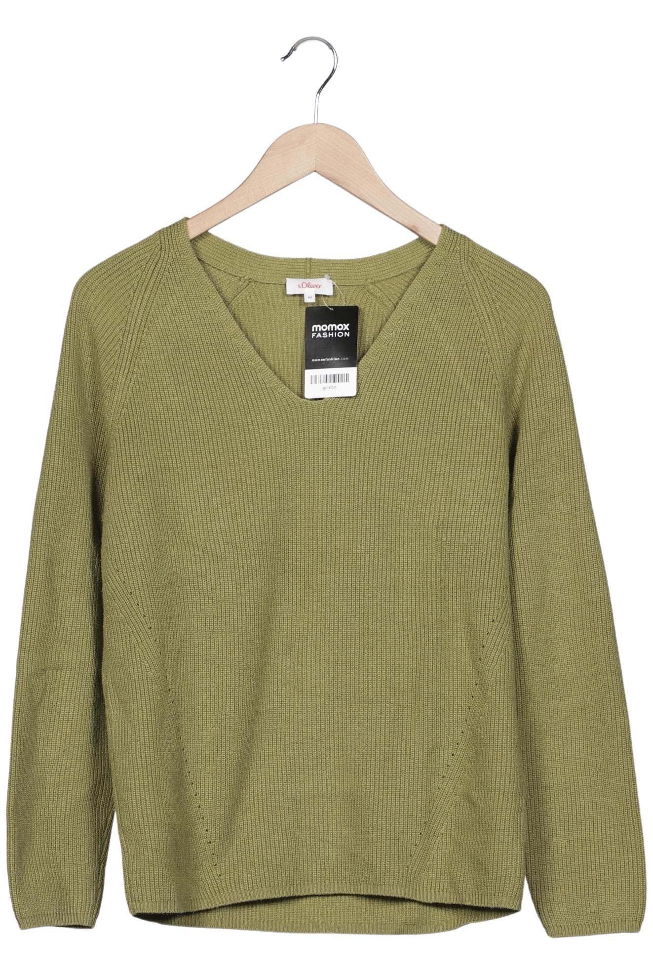 

s.Oliver Damen Pullover, grün, Gr. 40