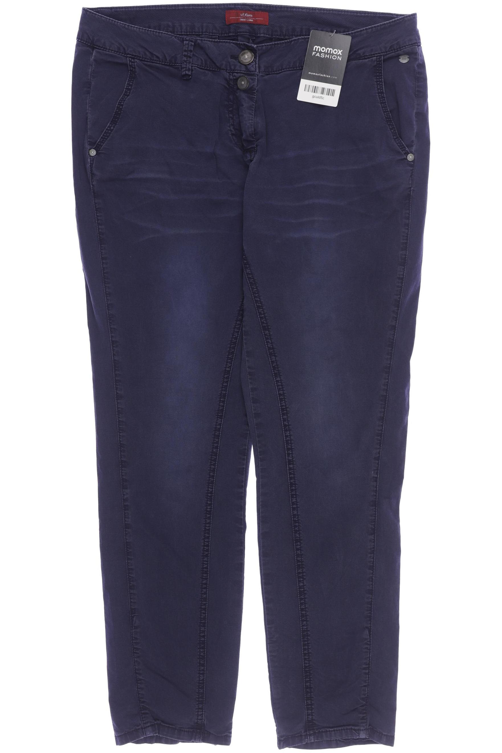 

s.Oliver Damen Stoffhose, marineblau, Gr. 38