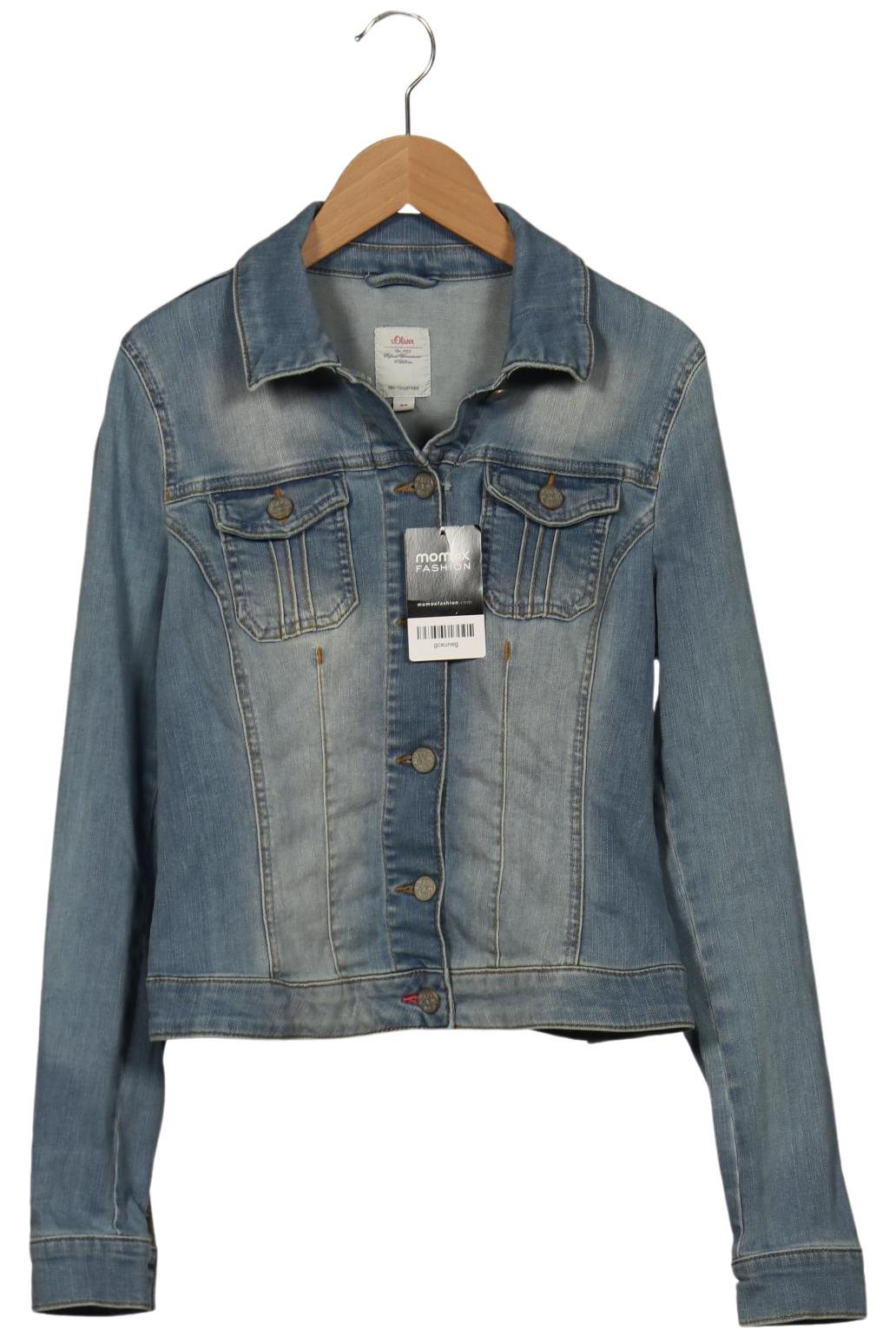 

s.Oliver Damen Jacke, blau, Gr. 36
