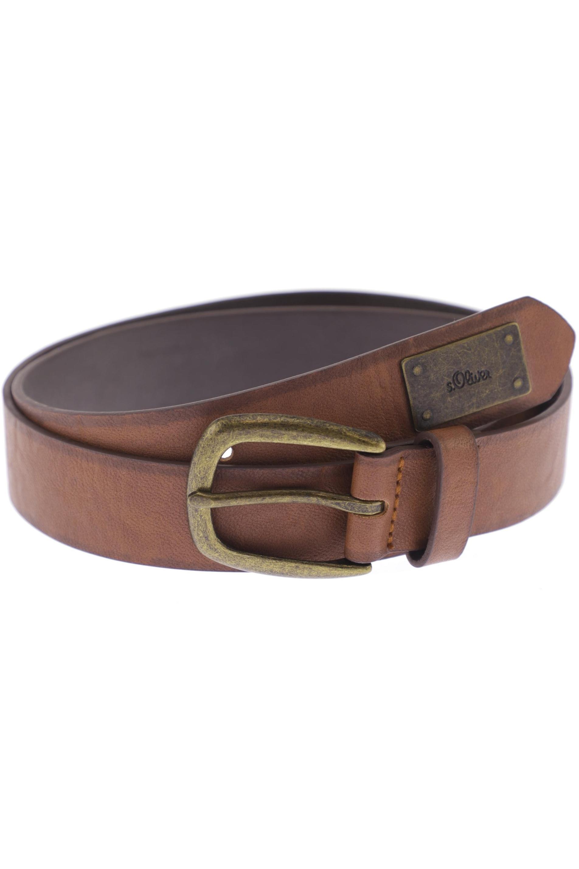 

s.Oliver Damen Gürtel, braun, Gr. 80
