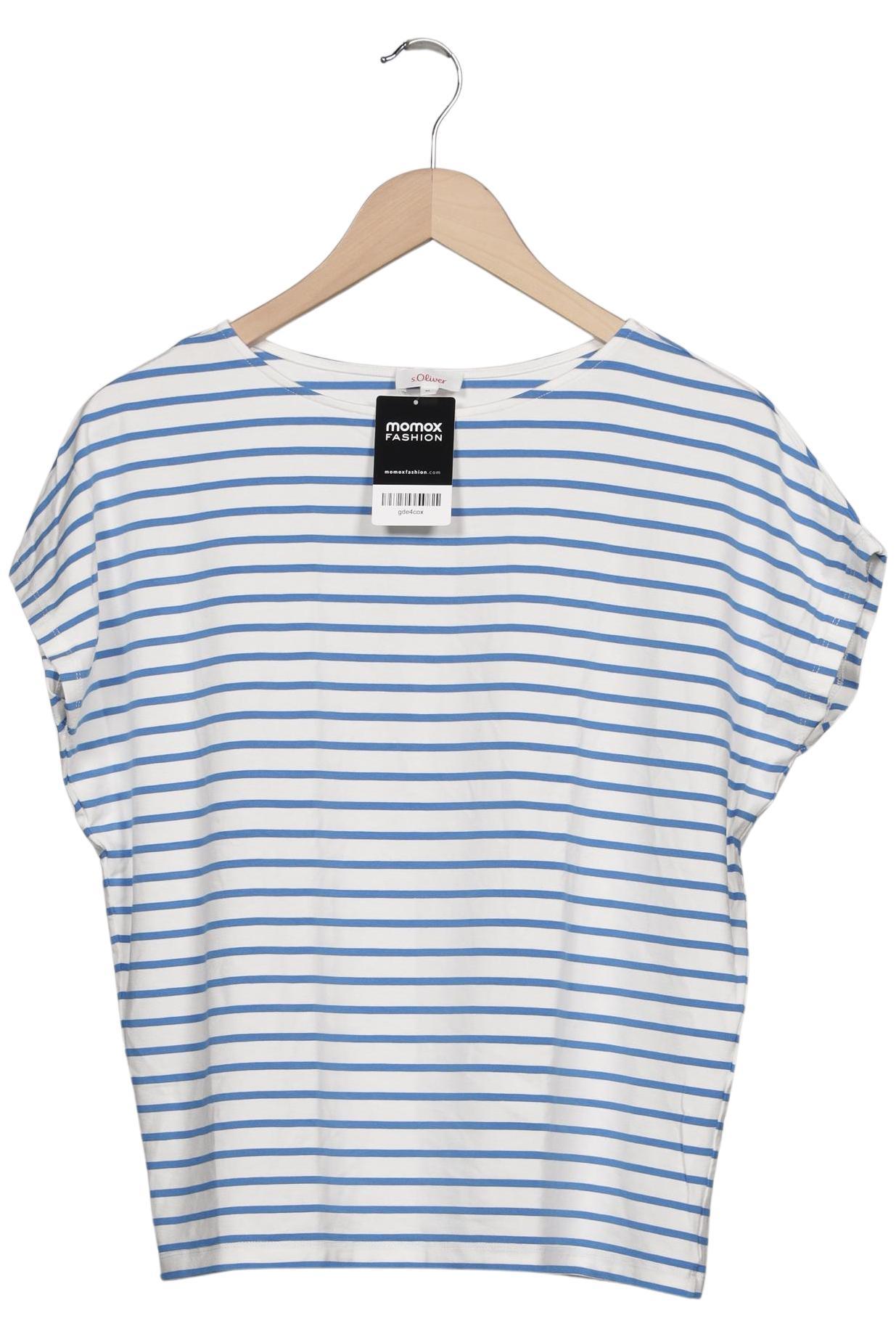 

s.Oliver Damen T-Shirt, blau, Gr. 38
