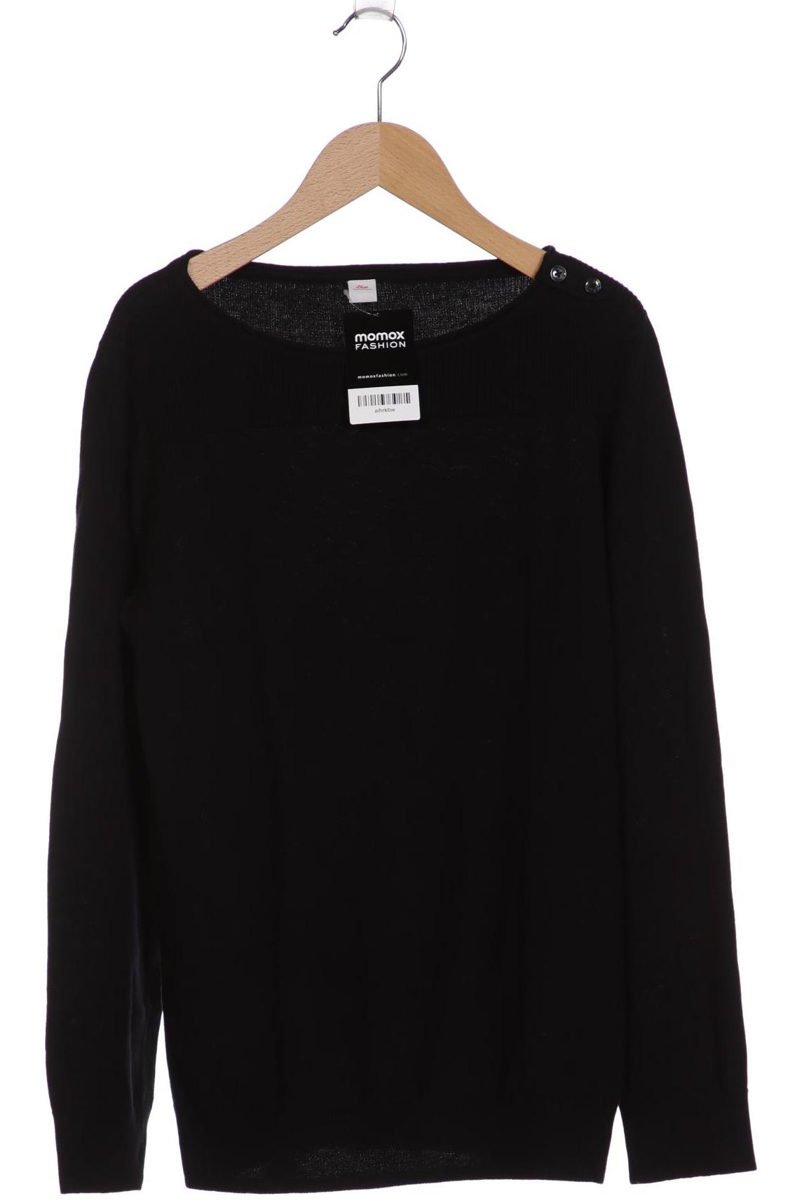 

s.Oliver Damen Pullover, schwarz, Gr. 40