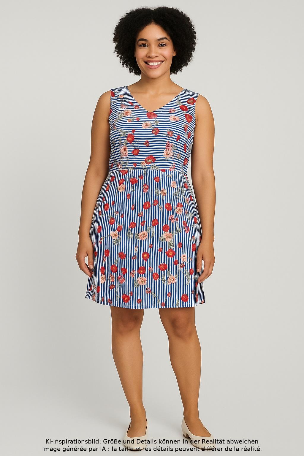 

s.Oliver Damen Kleid, mehrfarbig, Gr. 44