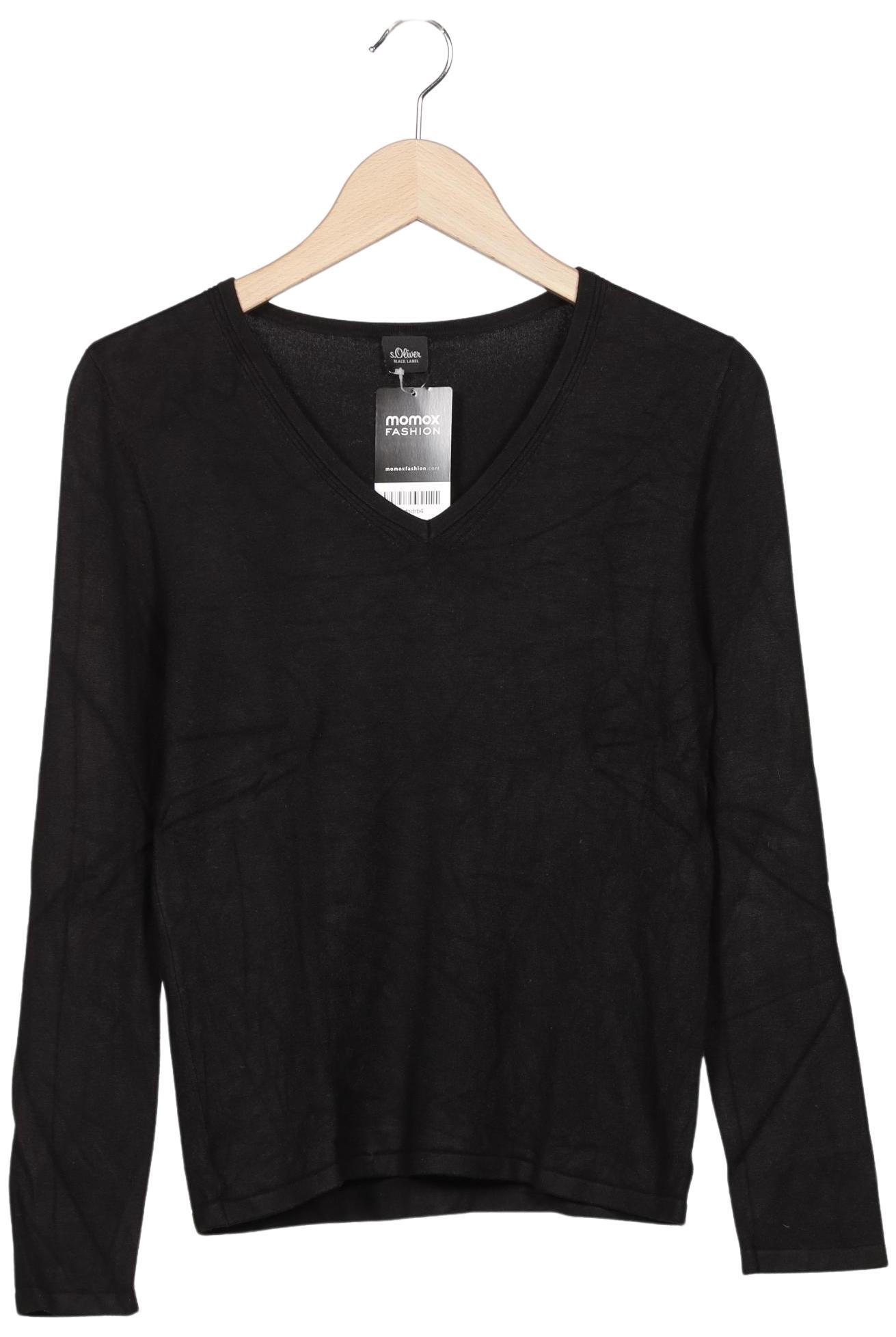 

s.Oliver Damen Pullover, schwarz, Gr. 38