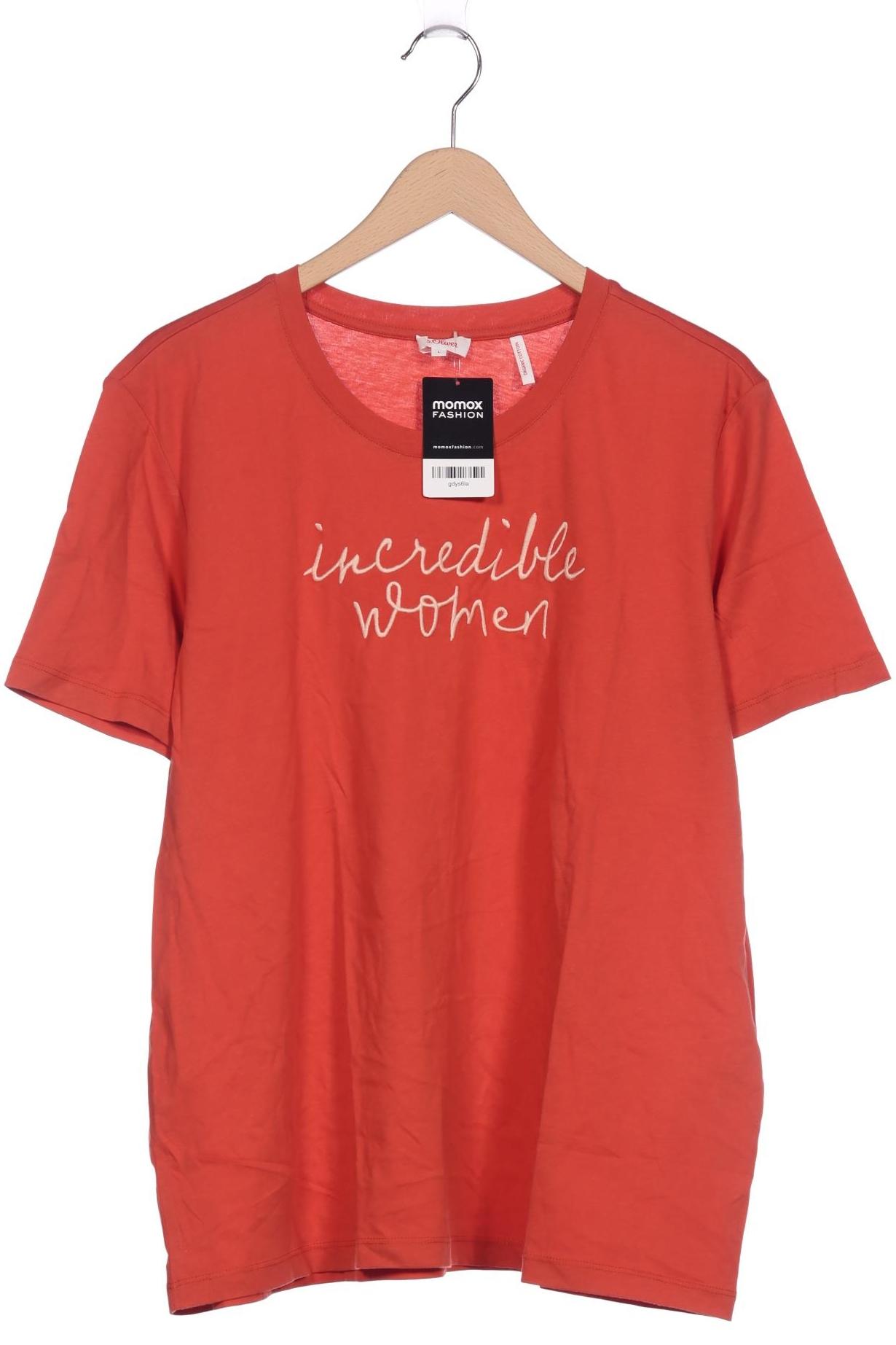 

s.Oliver Damen T-Shirt, orange, Gr. 42
