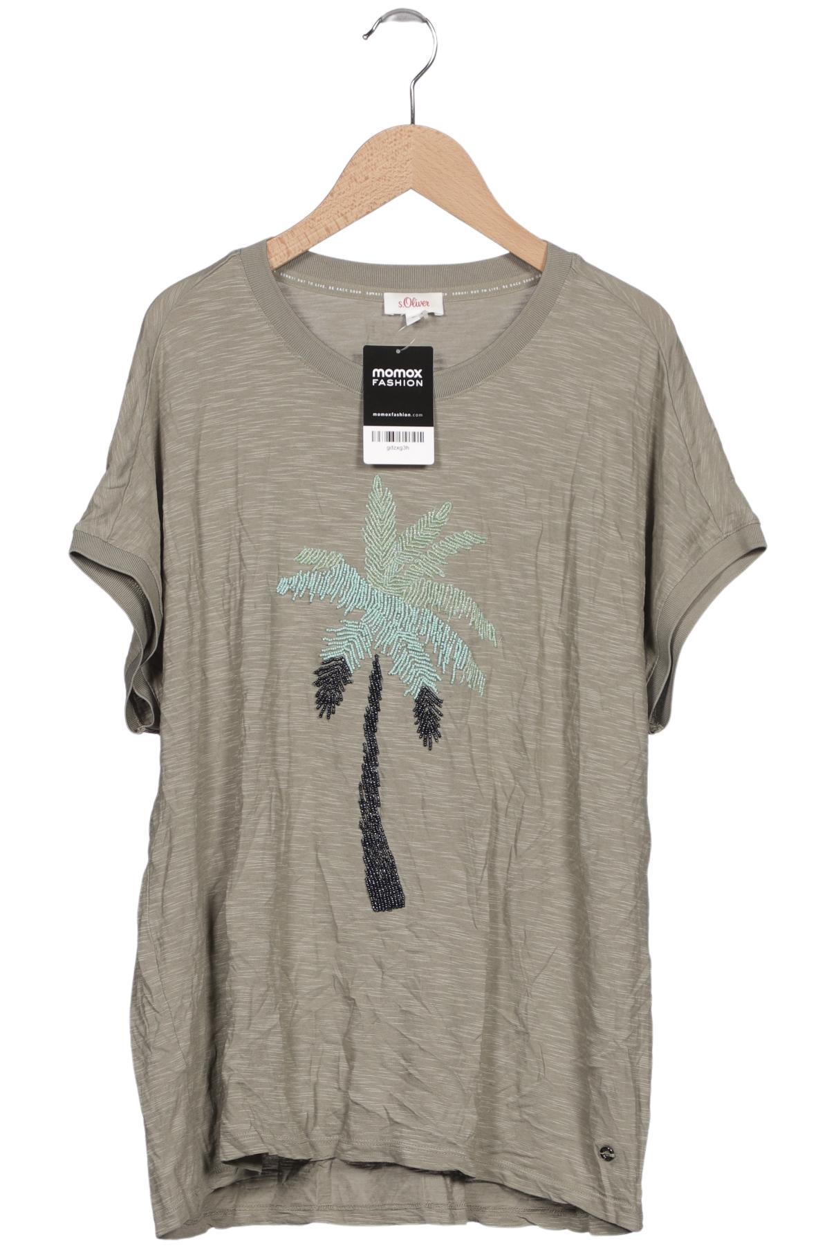

s.Oliver Damen T-Shirt, grün, Gr. 40