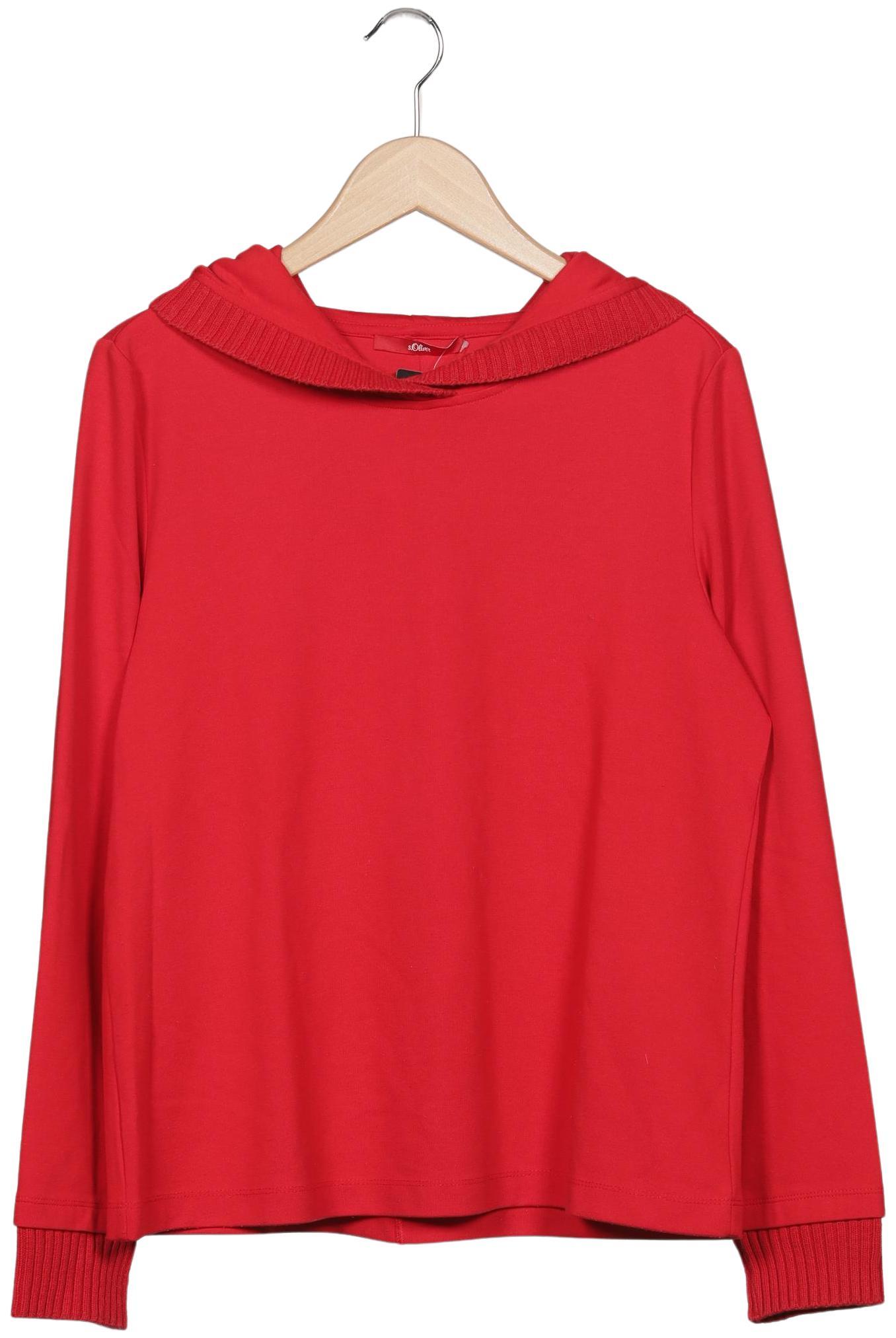 

s.Oliver Damen Kapuzenpullover, rot, Gr. 38