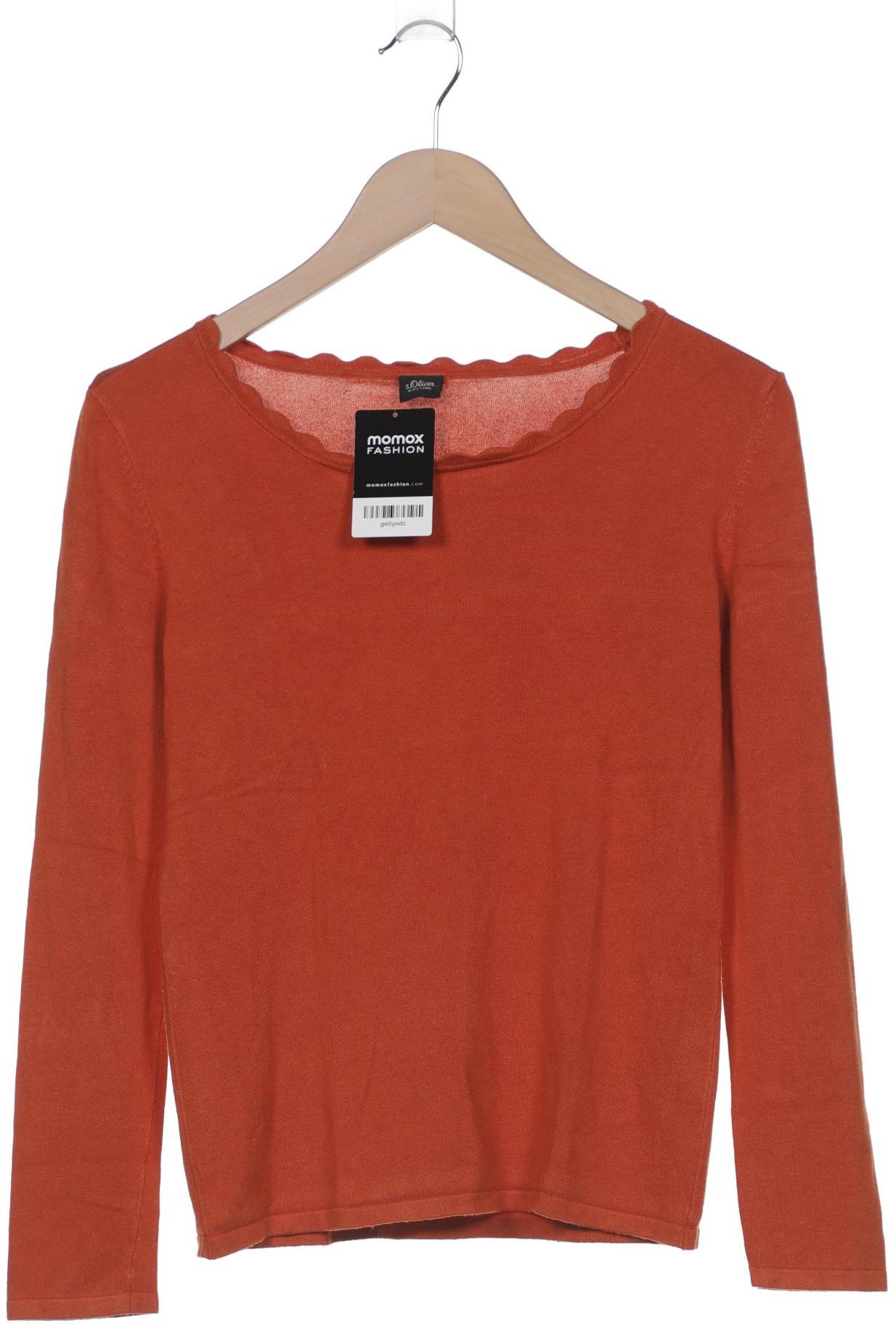 

s.Oliver Damen Pullover, orange, Gr. 38