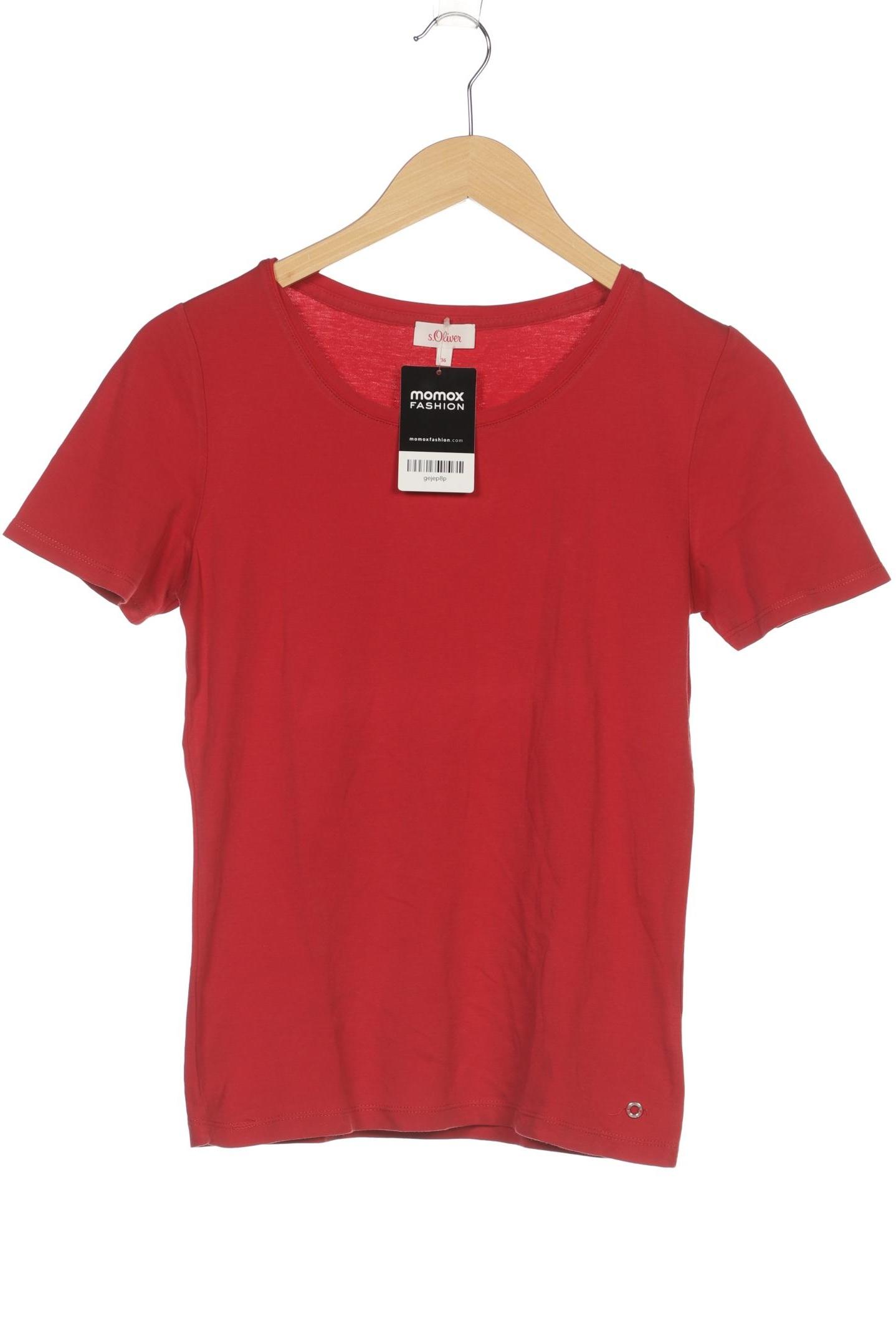 

s.Oliver Damen T-Shirt, rot, Gr. 36