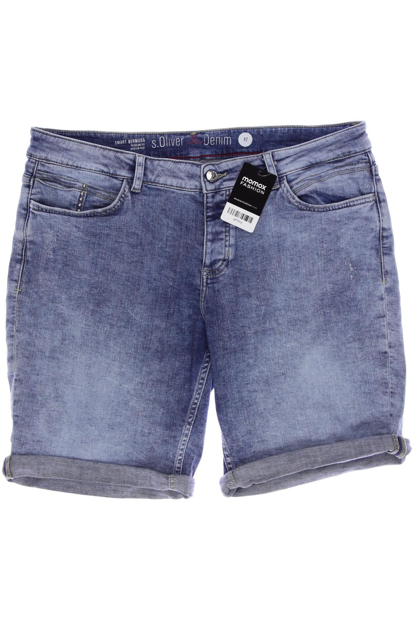 

s.Oliver Damen Shorts, blau, Gr. 42