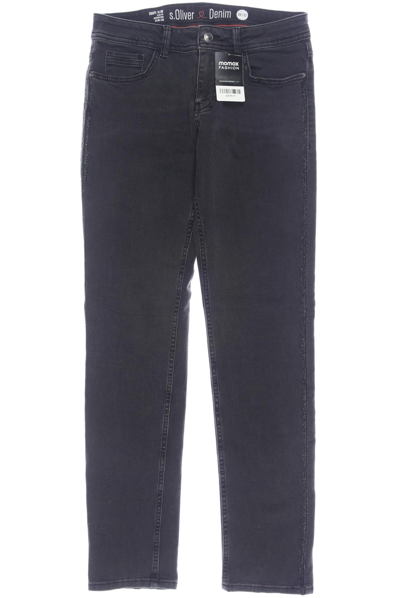 

s.Oliver Damen Jeans, schwarz, Gr. 36