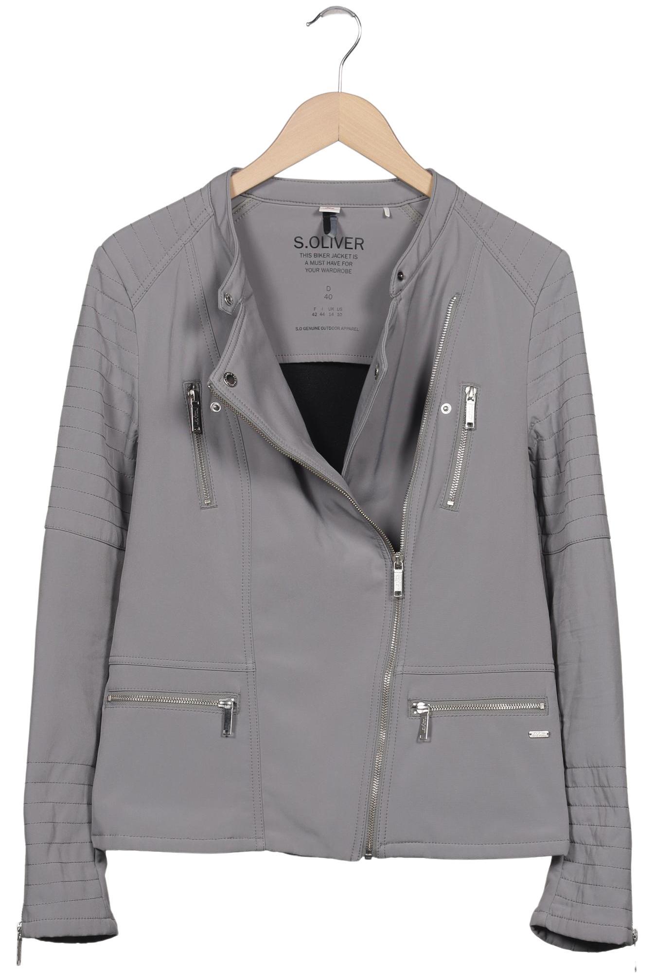 

s.Oliver Damen Jacke, grau, Gr. 40