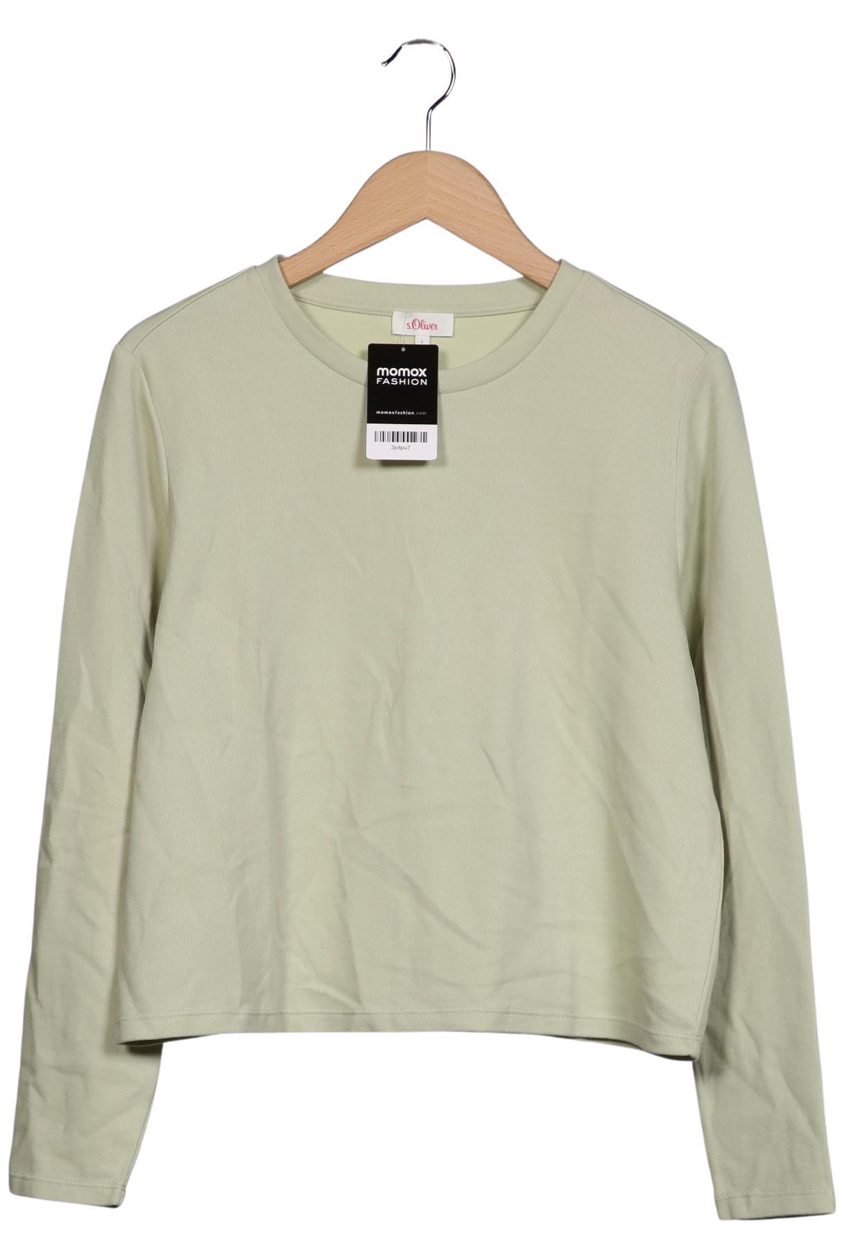 

s.Oliver Damen Langarmshirt, hellgrün, Gr. 42