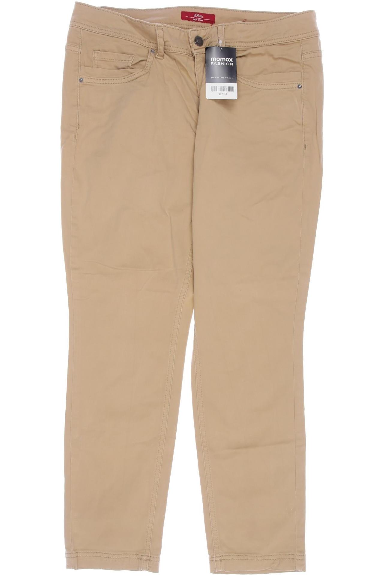 

s.Oliver Damen Stoffhose, beige, Gr. 38