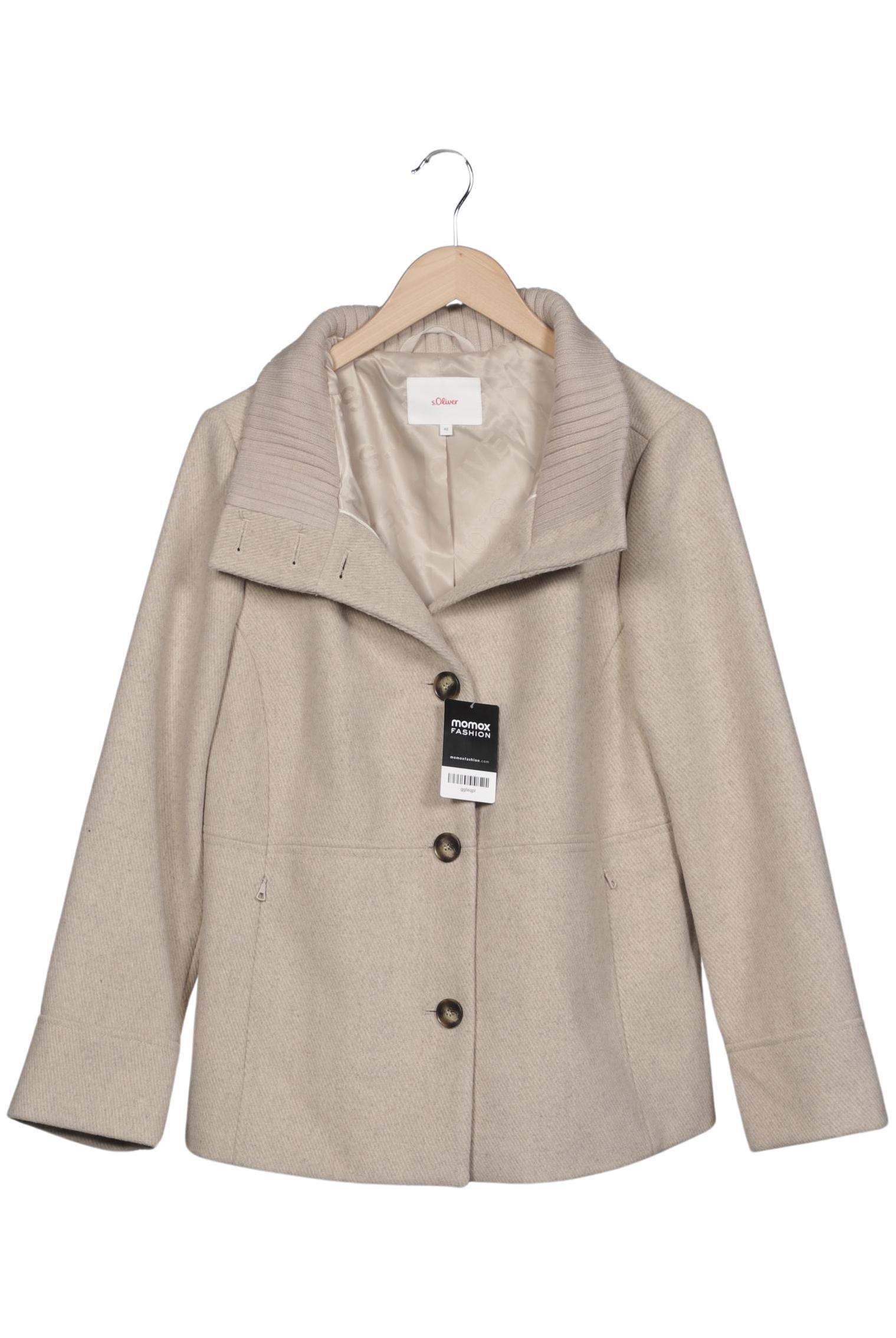 

s.Oliver Damen Jacke, beige, Gr. 42
