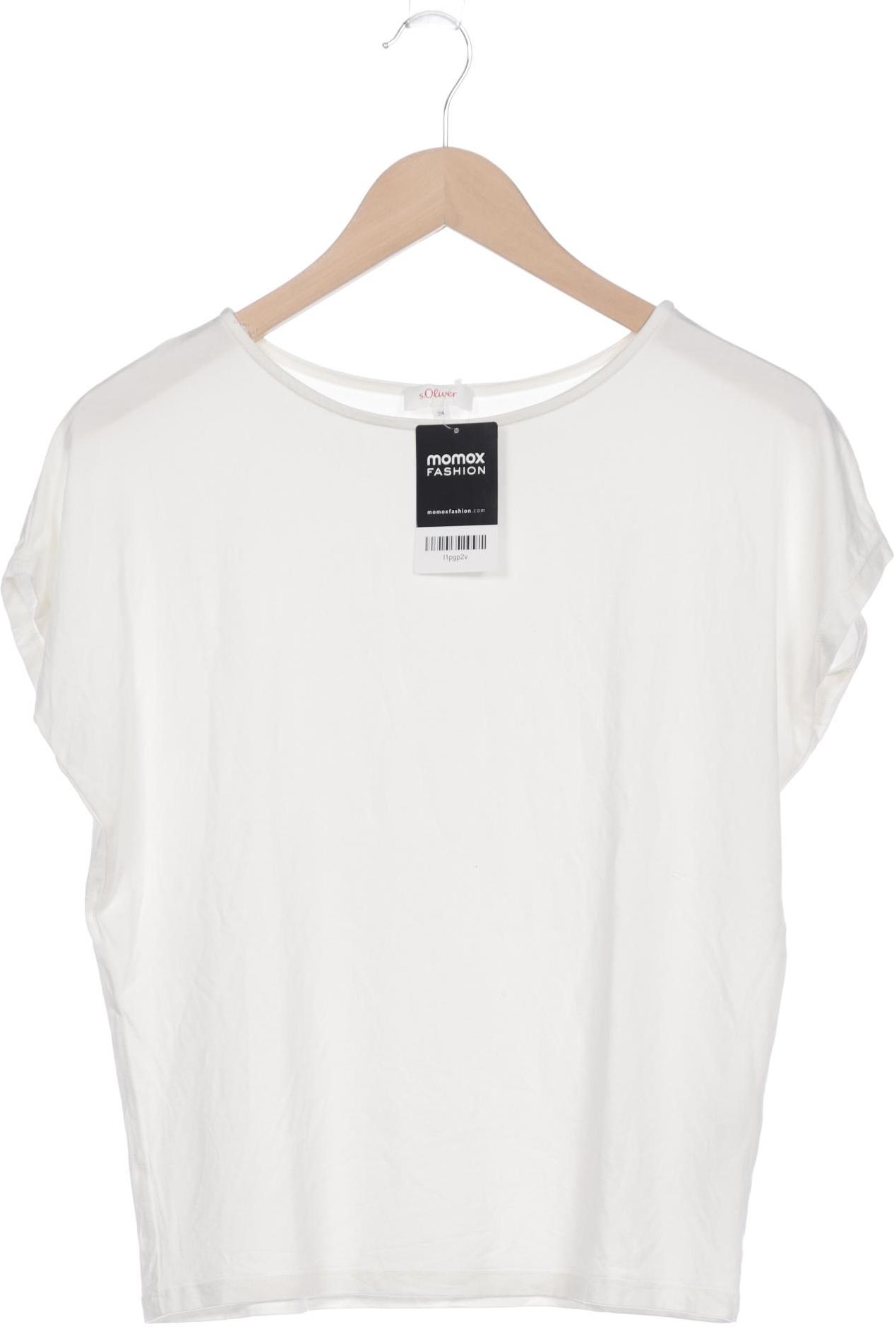 

s.Oliver Damen T-Shirt, weiß, Gr. 34
