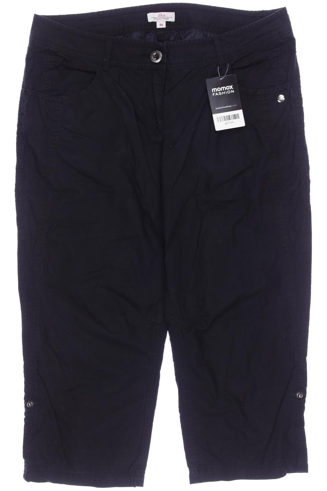 

s.Oliver Damen Stoffhose, schwarz, Gr. 40