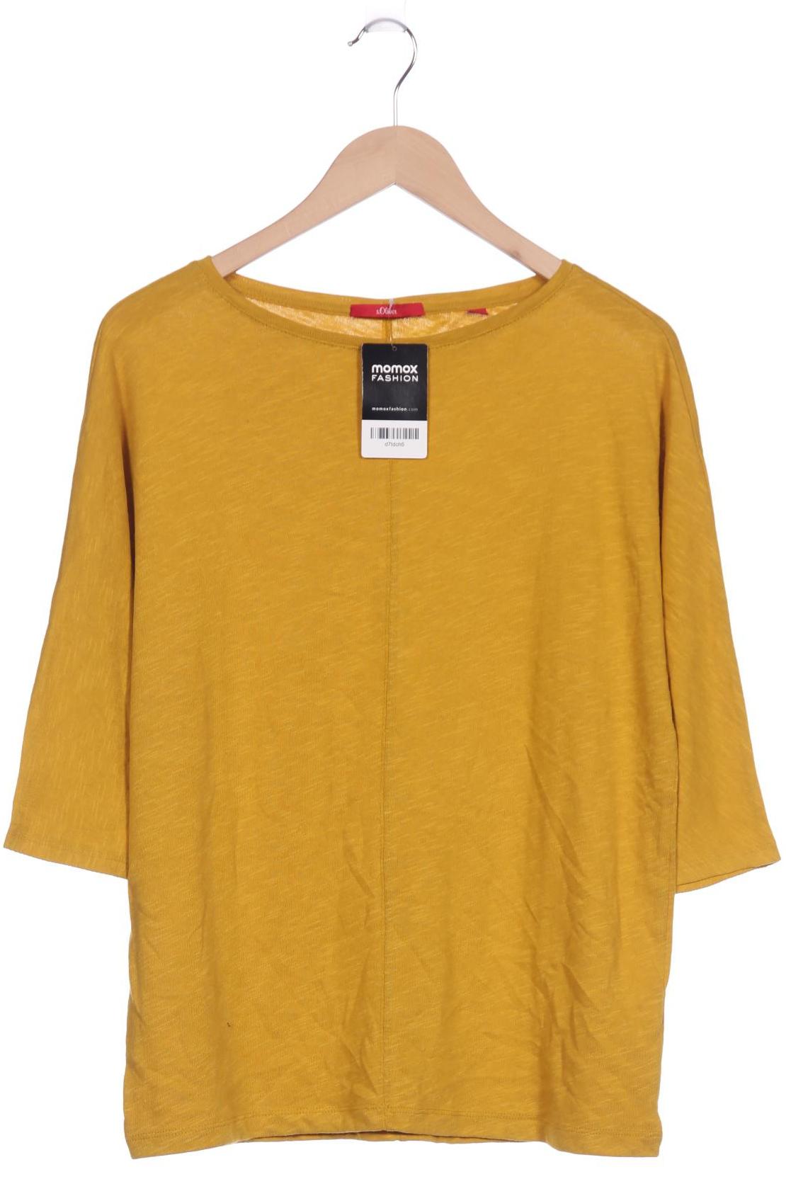 

s.Oliver Damen Pullover, gelb, Gr. 40
