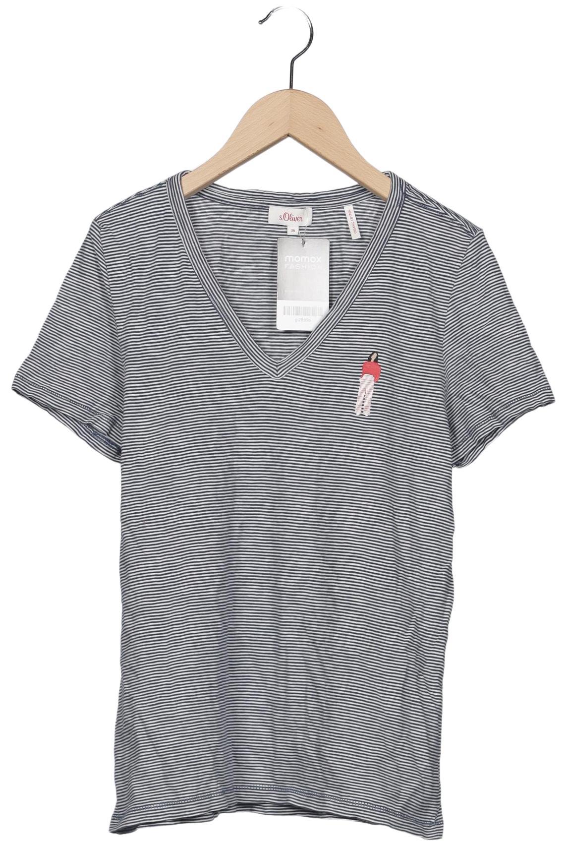 

s.Oliver Damen T-Shirt, blau, Gr. 36