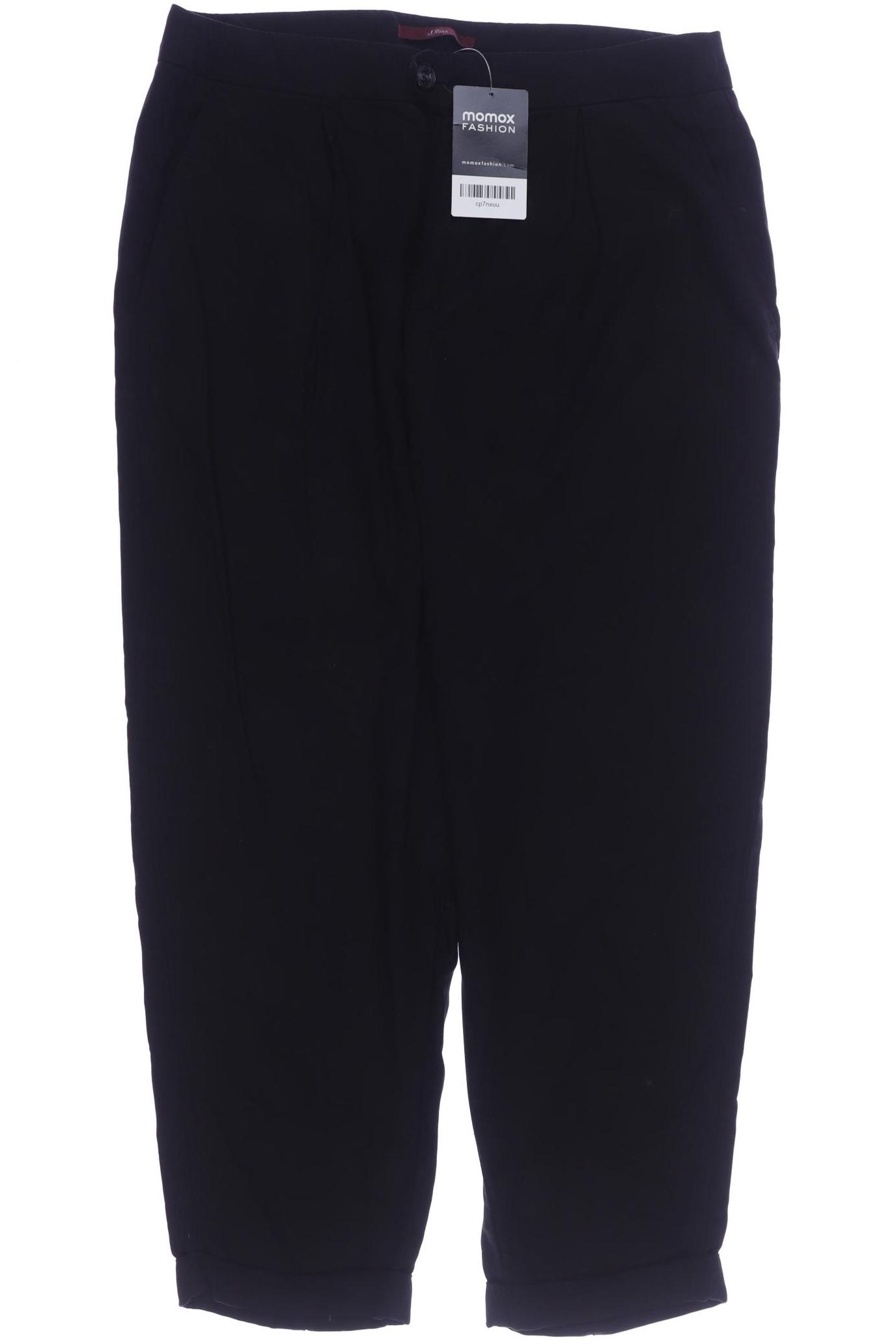 

s.Oliver Damen Stoffhose, schwarz, Gr. 36