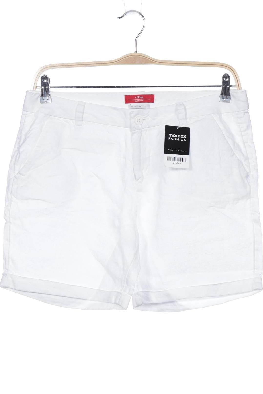 

s.Oliver Damen Stoffhose, weiß, Gr. 38