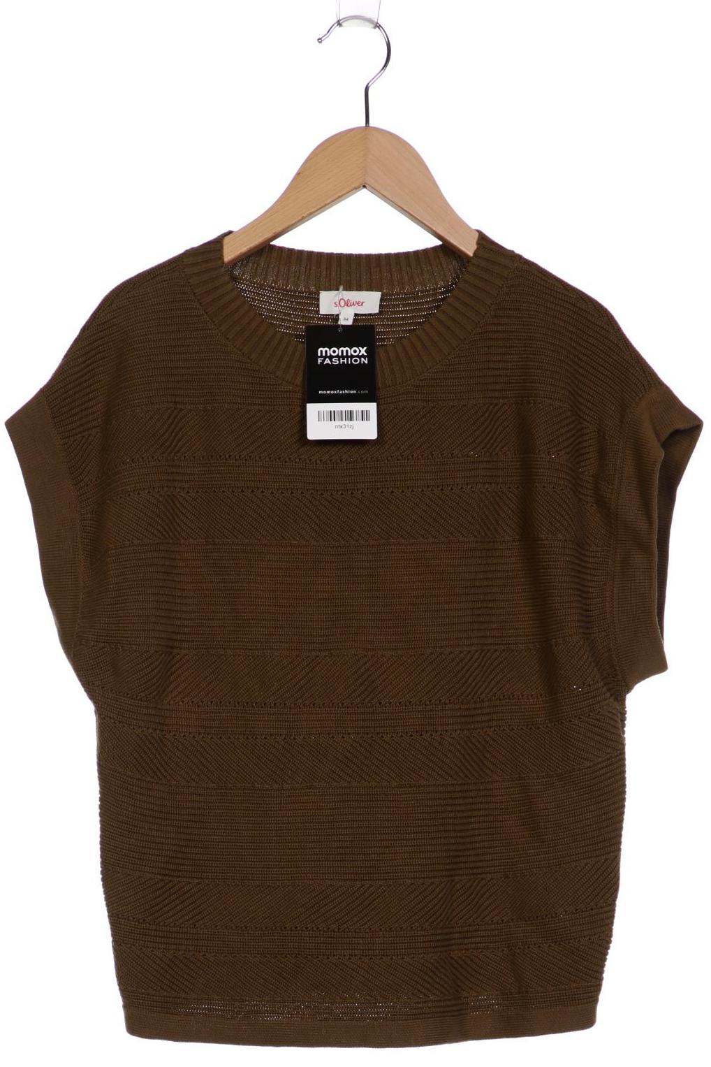 

s.Oliver Damen Pullover, grün, Gr. 34