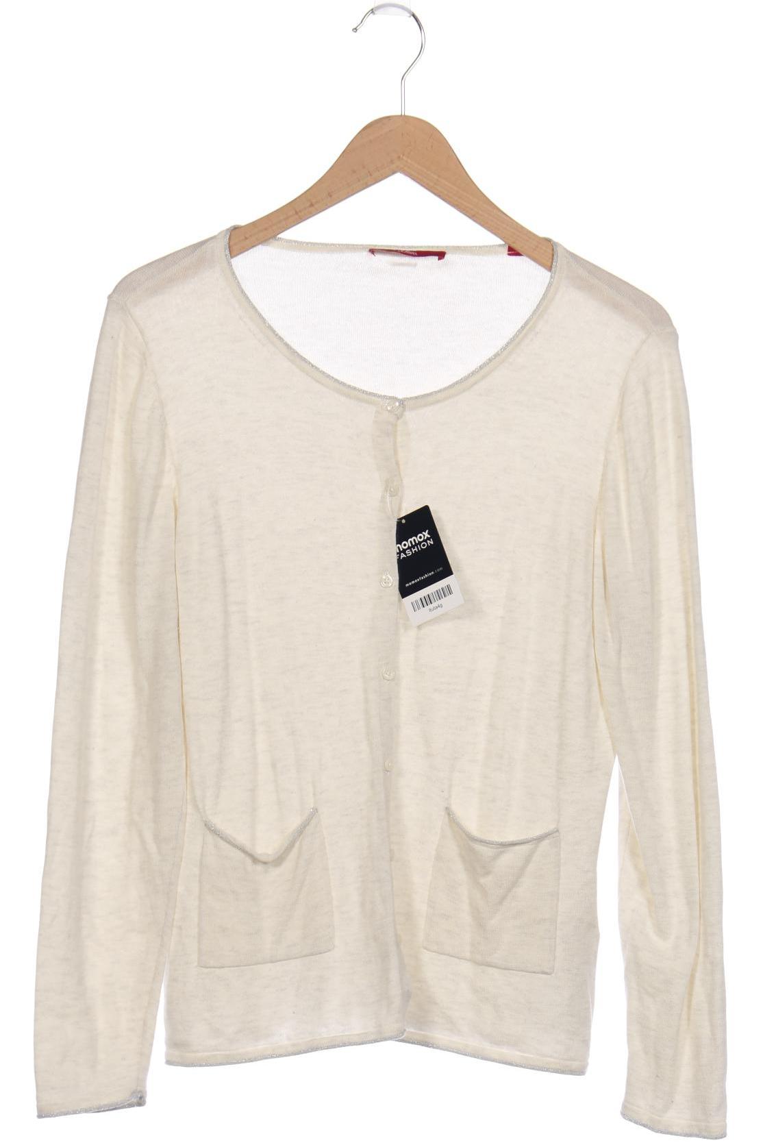 

s.Oliver Damen Strickjacke, cremeweiß