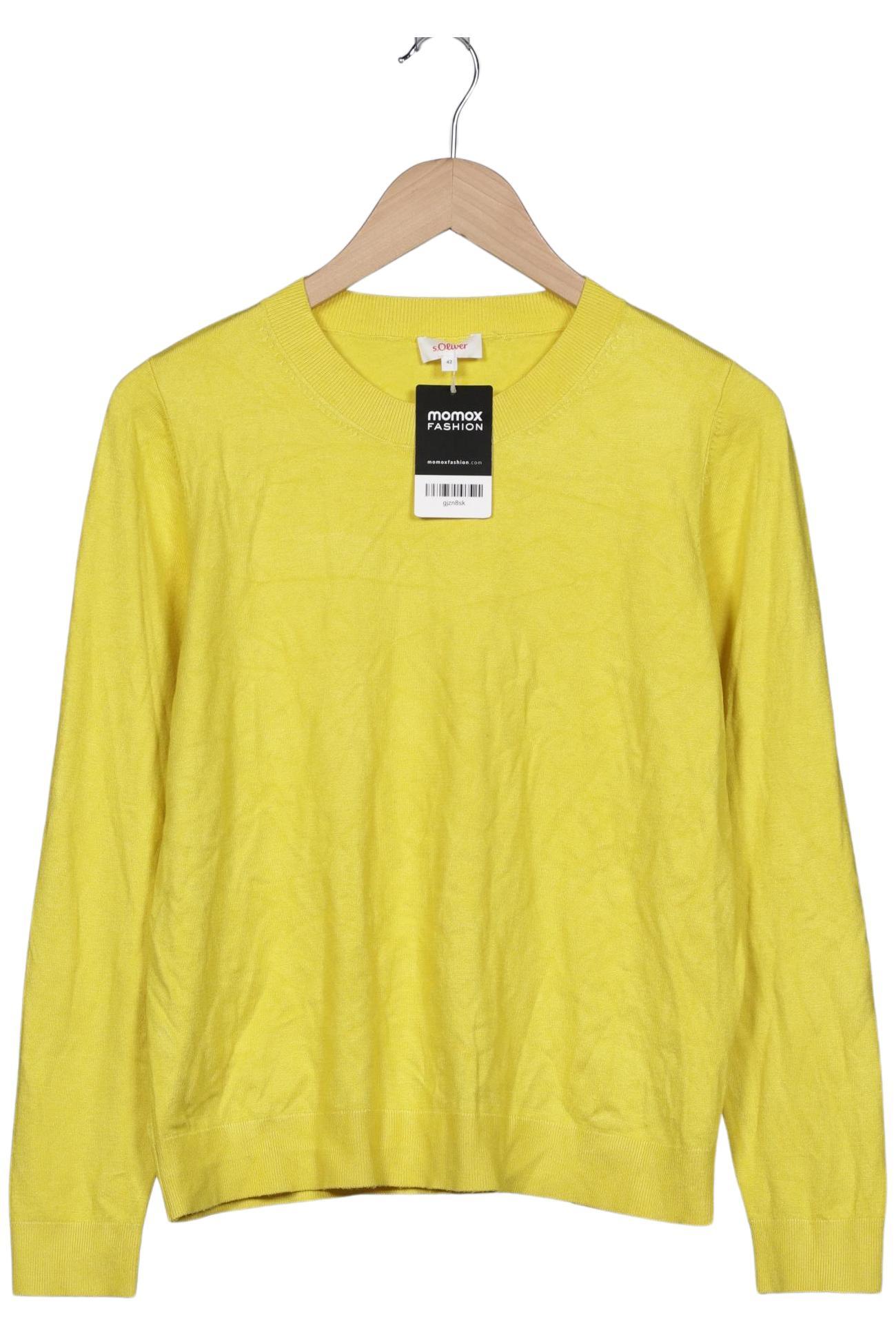 

s.Oliver Damen Pullover, gelb, Gr. 42