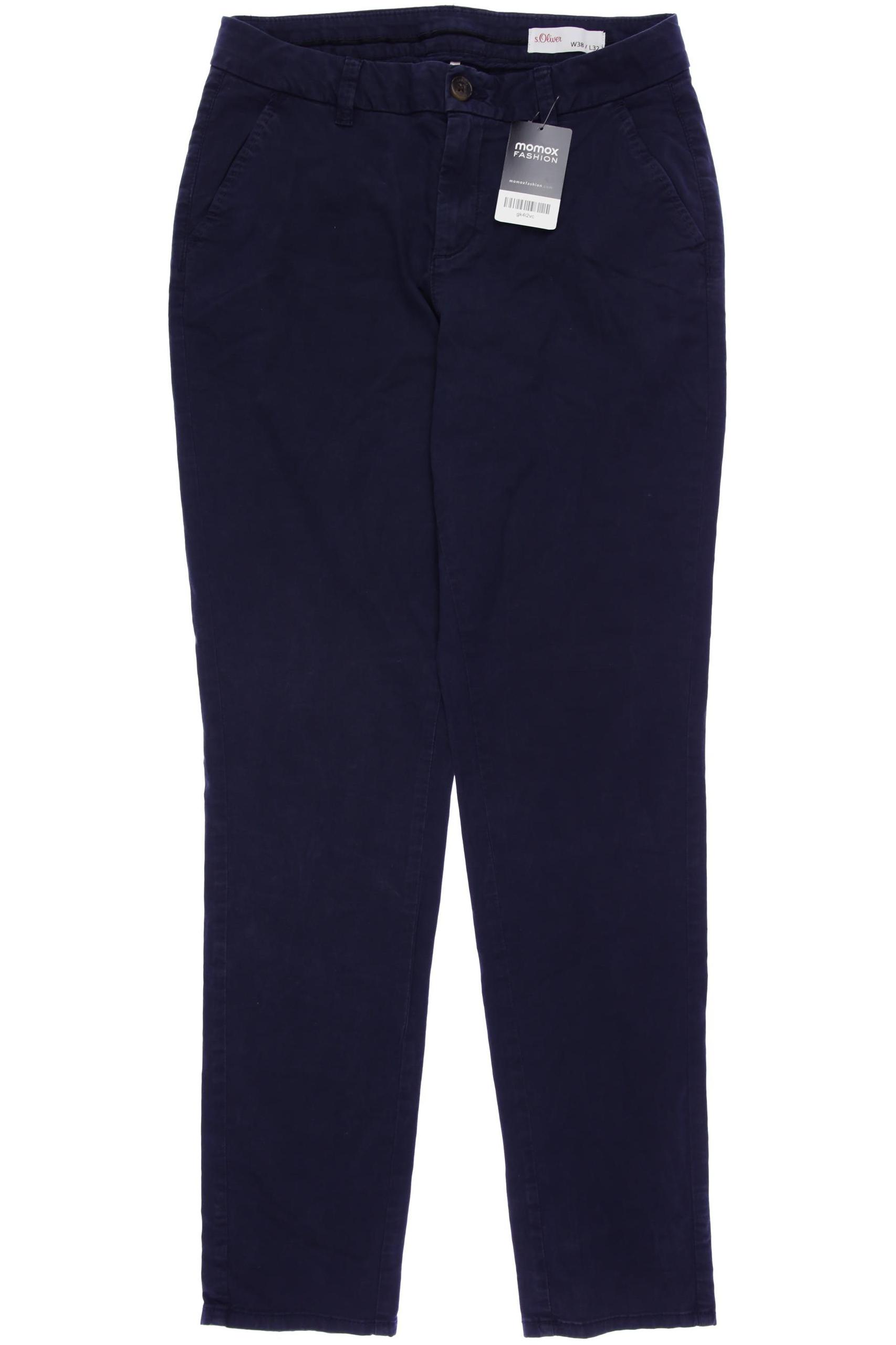 

s.Oliver Damen Stoffhose, marineblau, Gr. 52