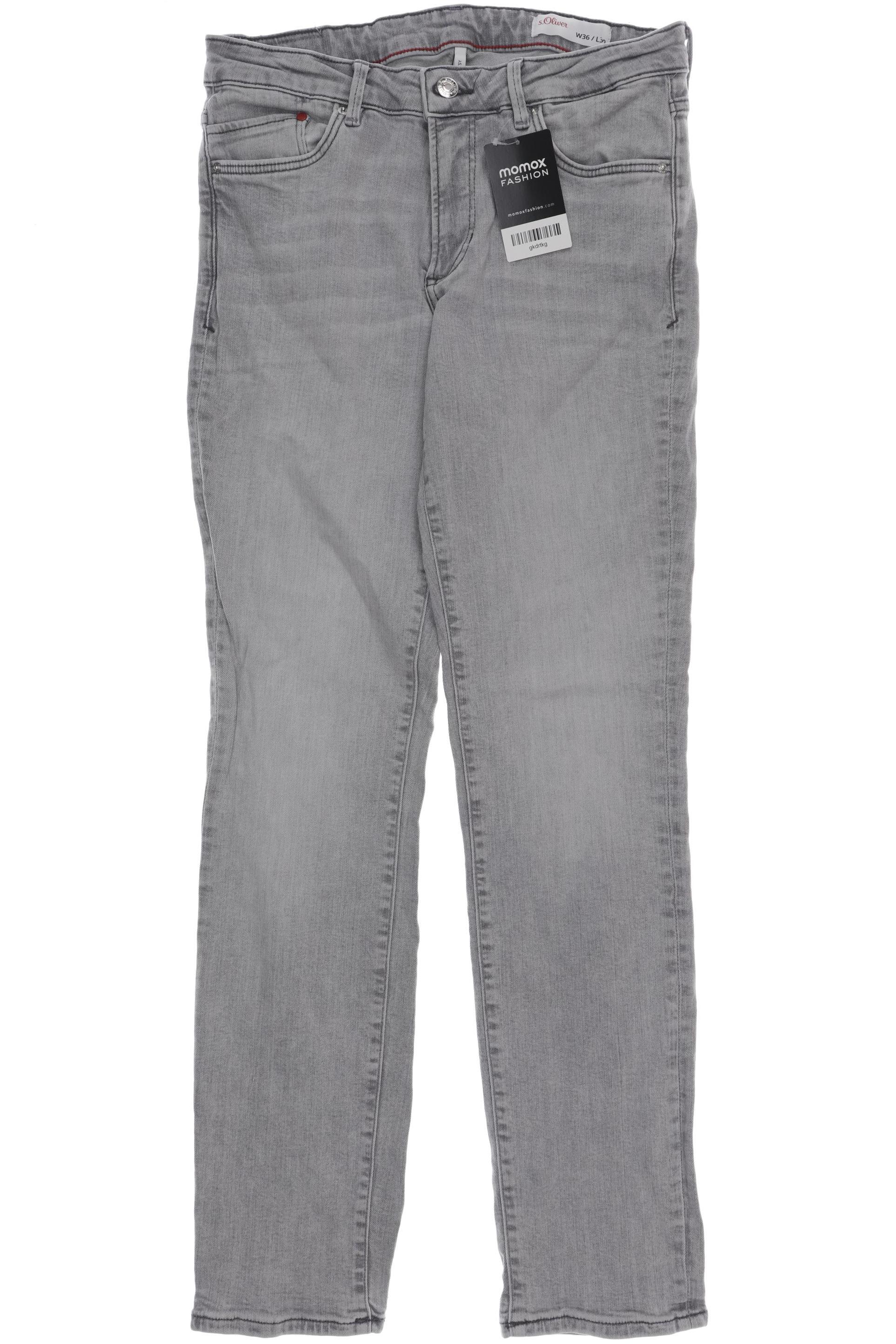 

s.Oliver Damen Jeans, grau