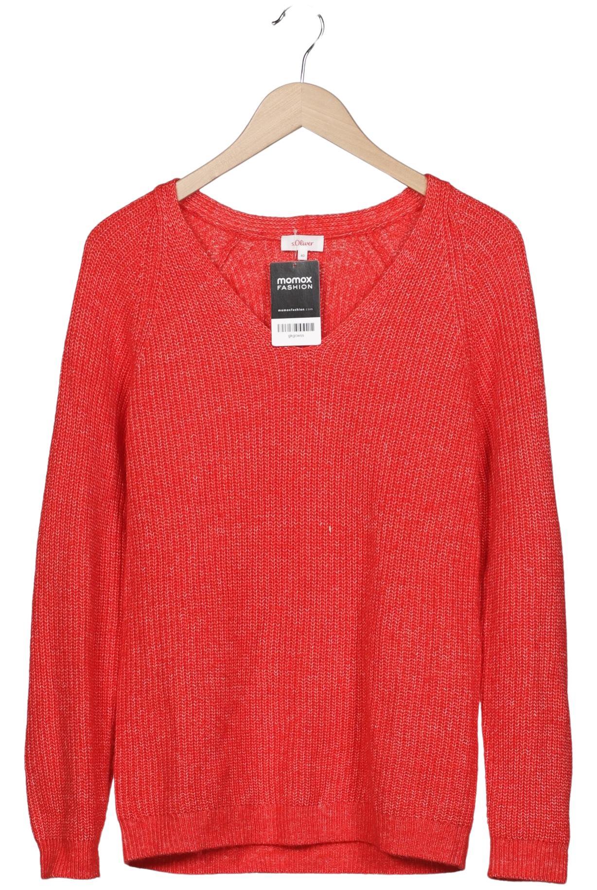 

s.Oliver Damen Pullover, rot, Gr. 40
